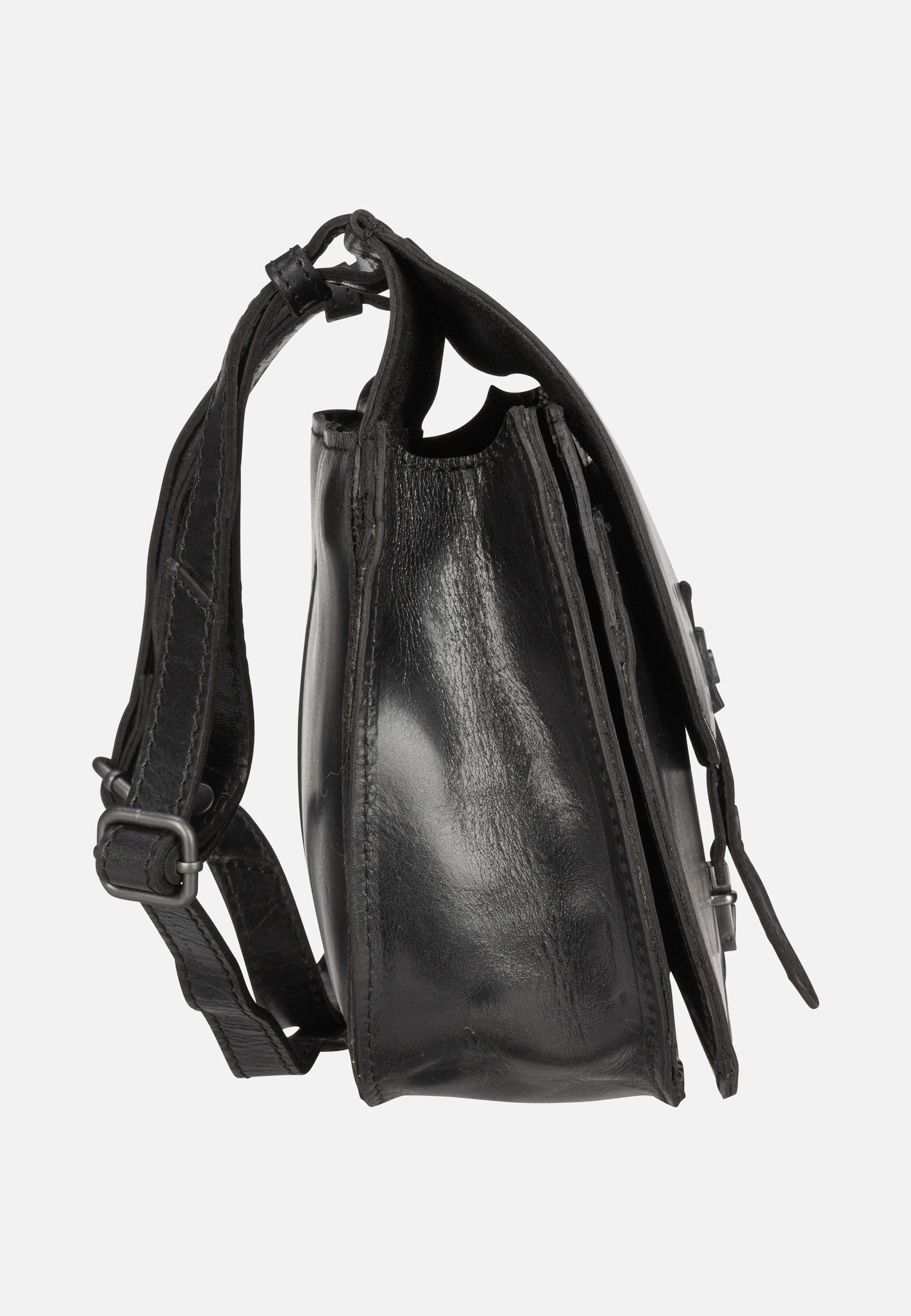 Harold's Aberdeen S Schwarz Saddle Bag