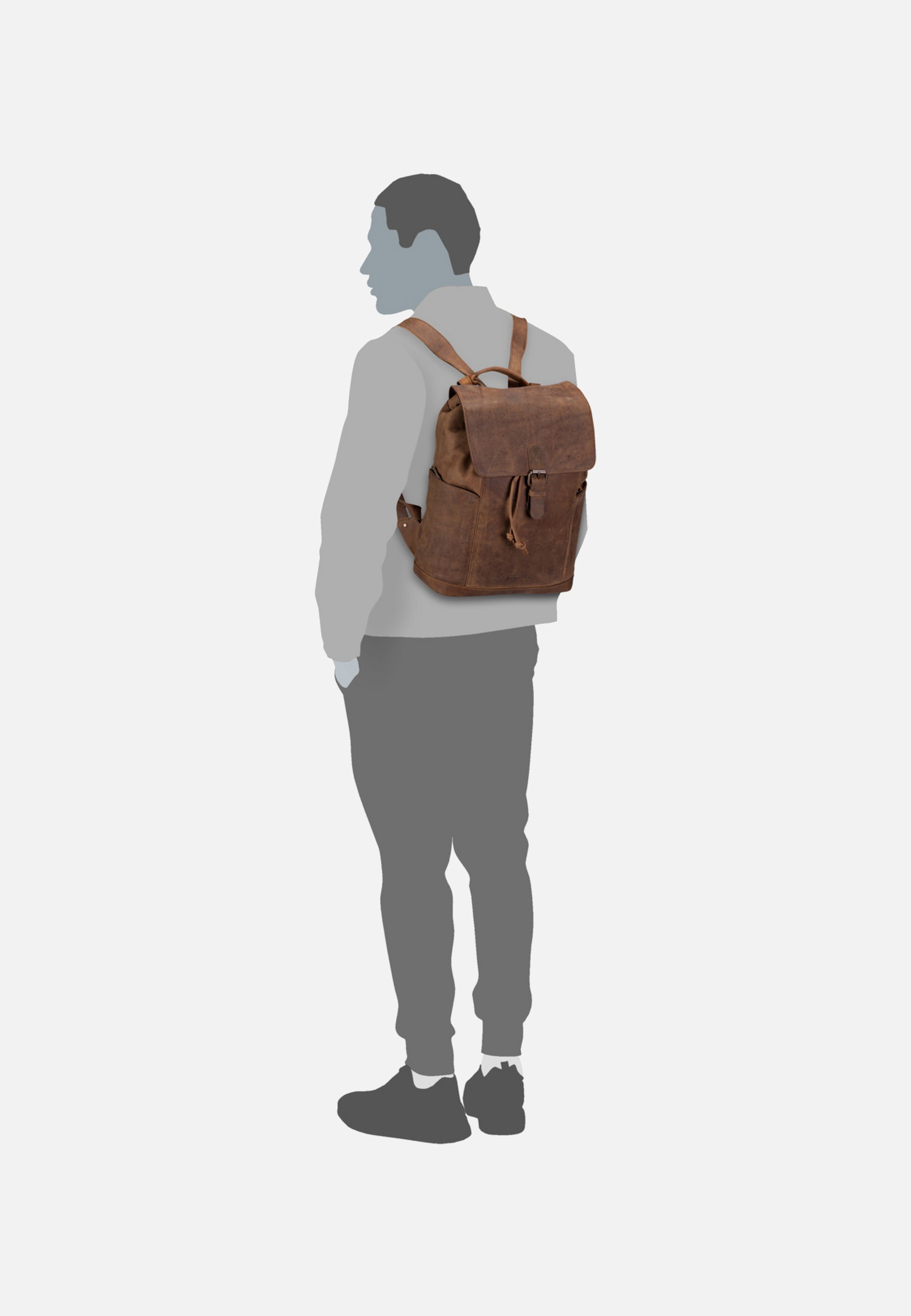 Harold's Antic 2712 L Natur Rucksack