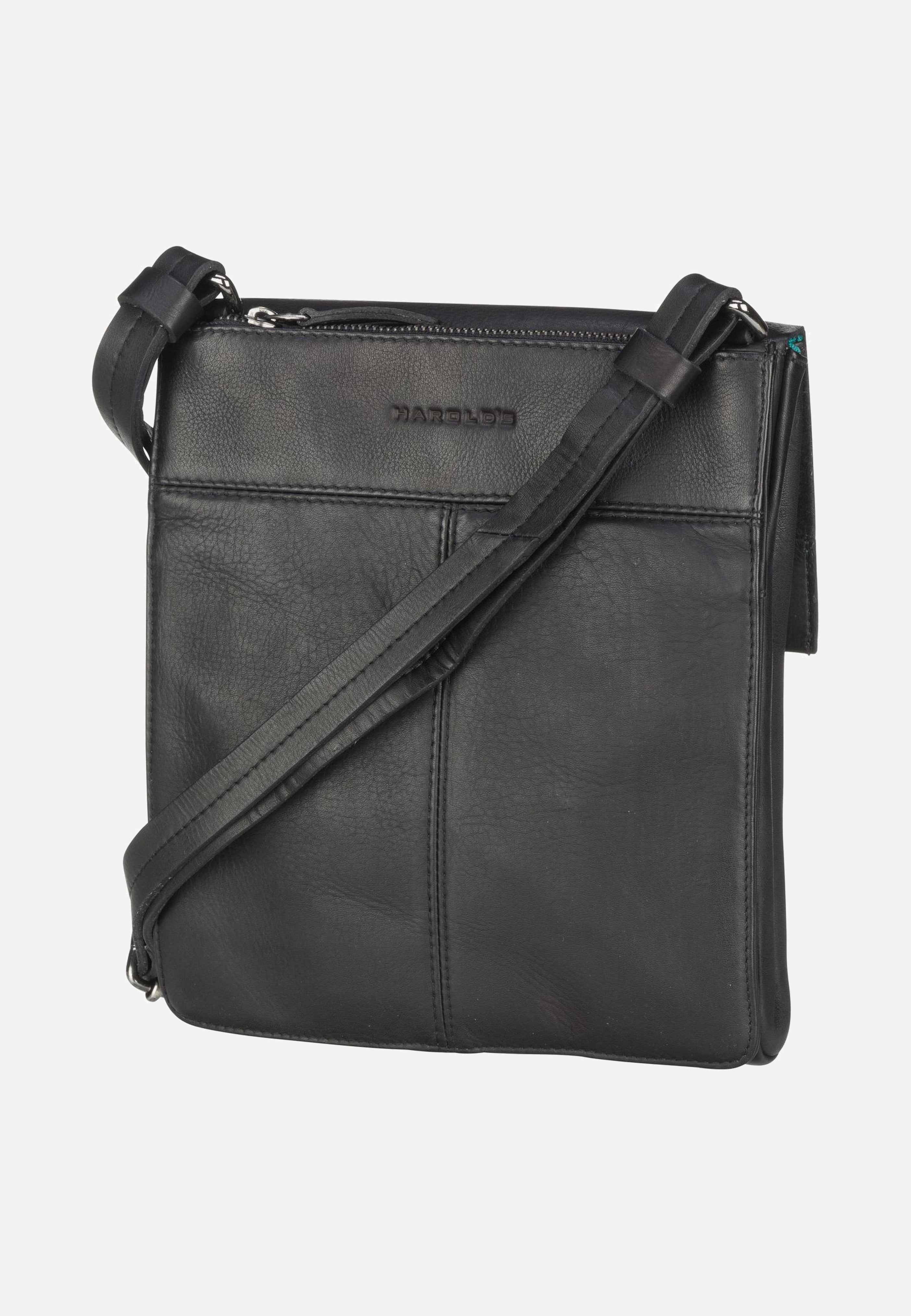 Harold's Campo Plaid CA26 Schwarz Umhängetasche
