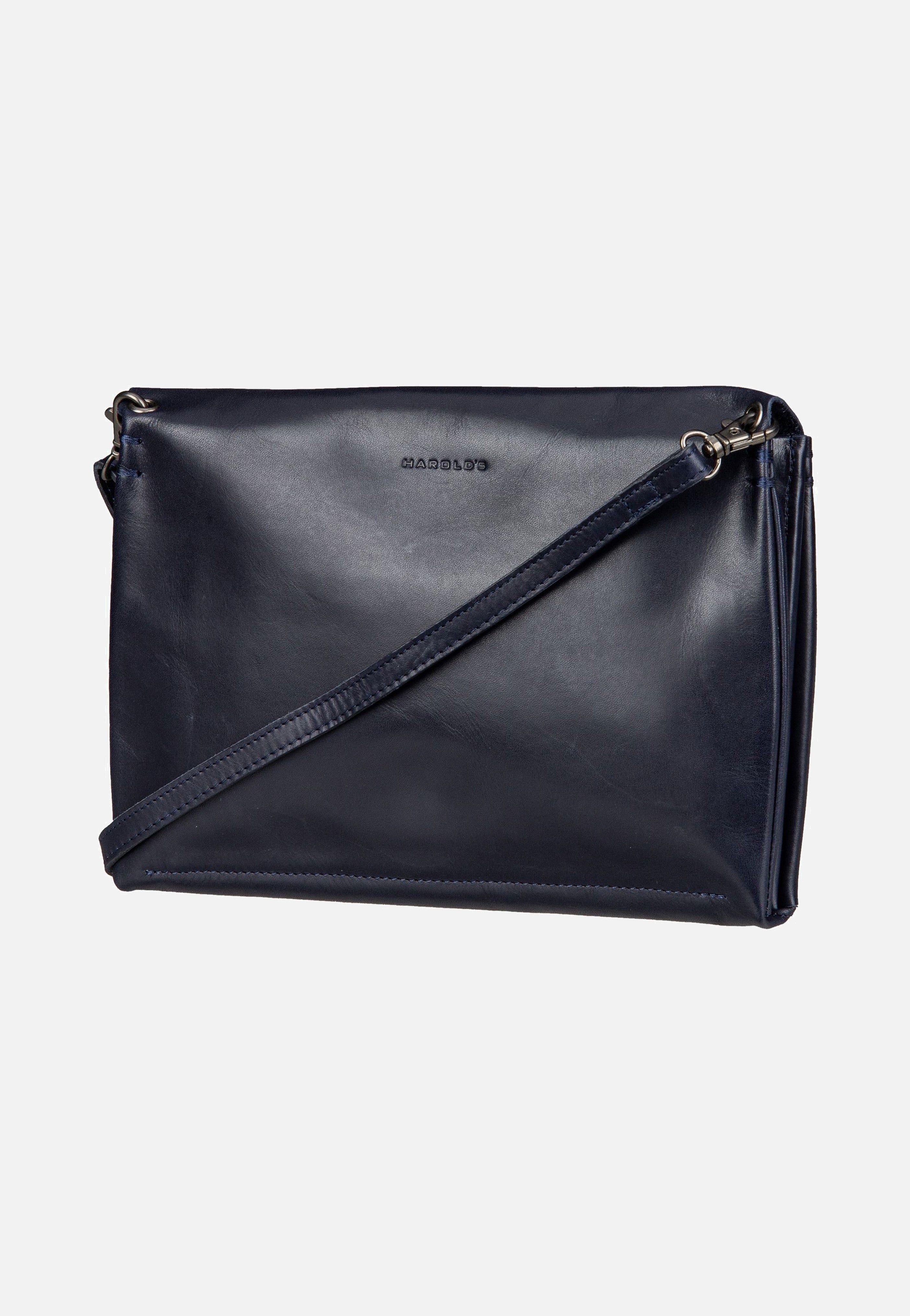 Harold's Fold Handbag Clutch L FO3 Dunkelblau Umhängetasche