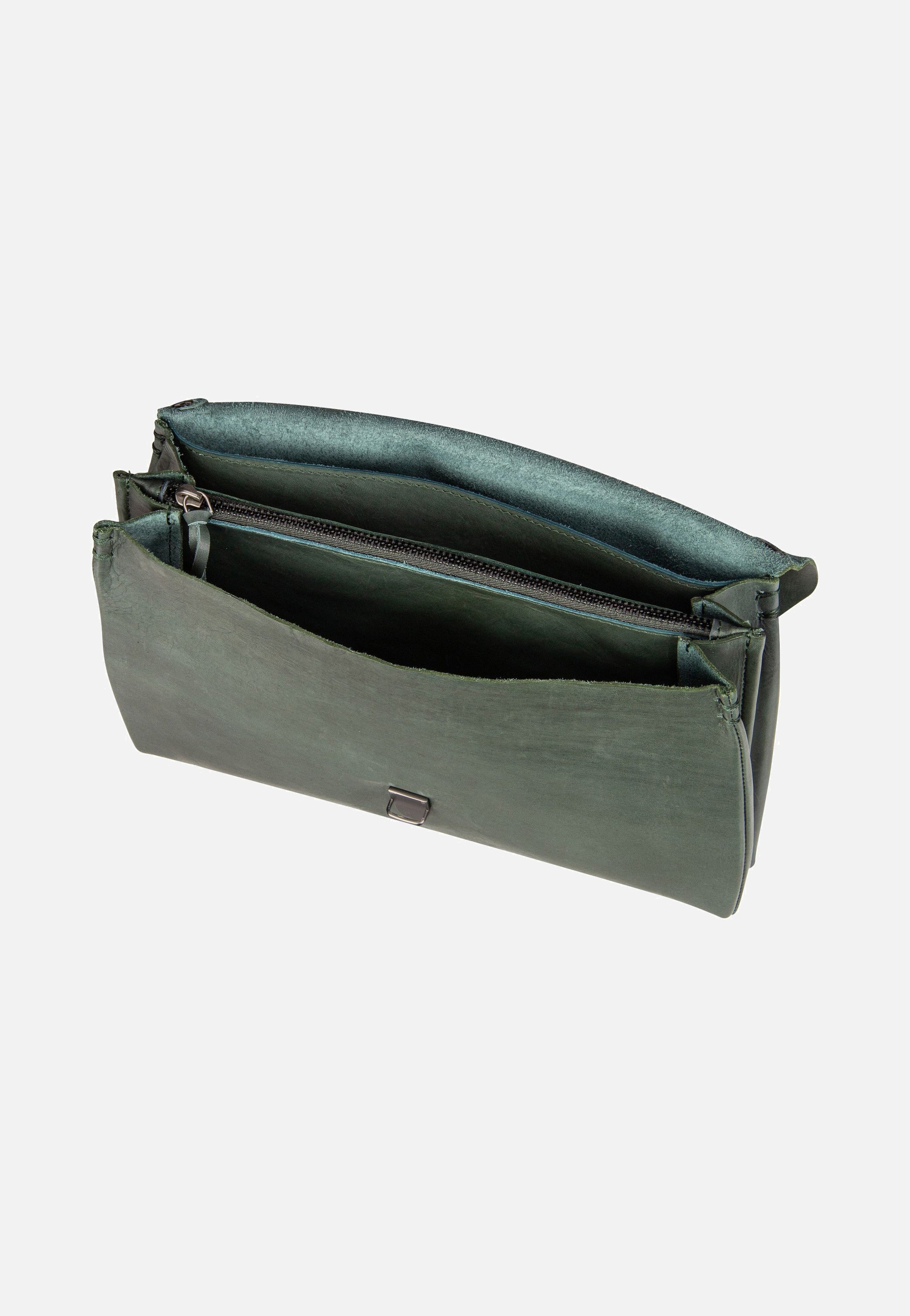Harold's Fold Handbag Clutch L FO3 Grün Umhängetasche