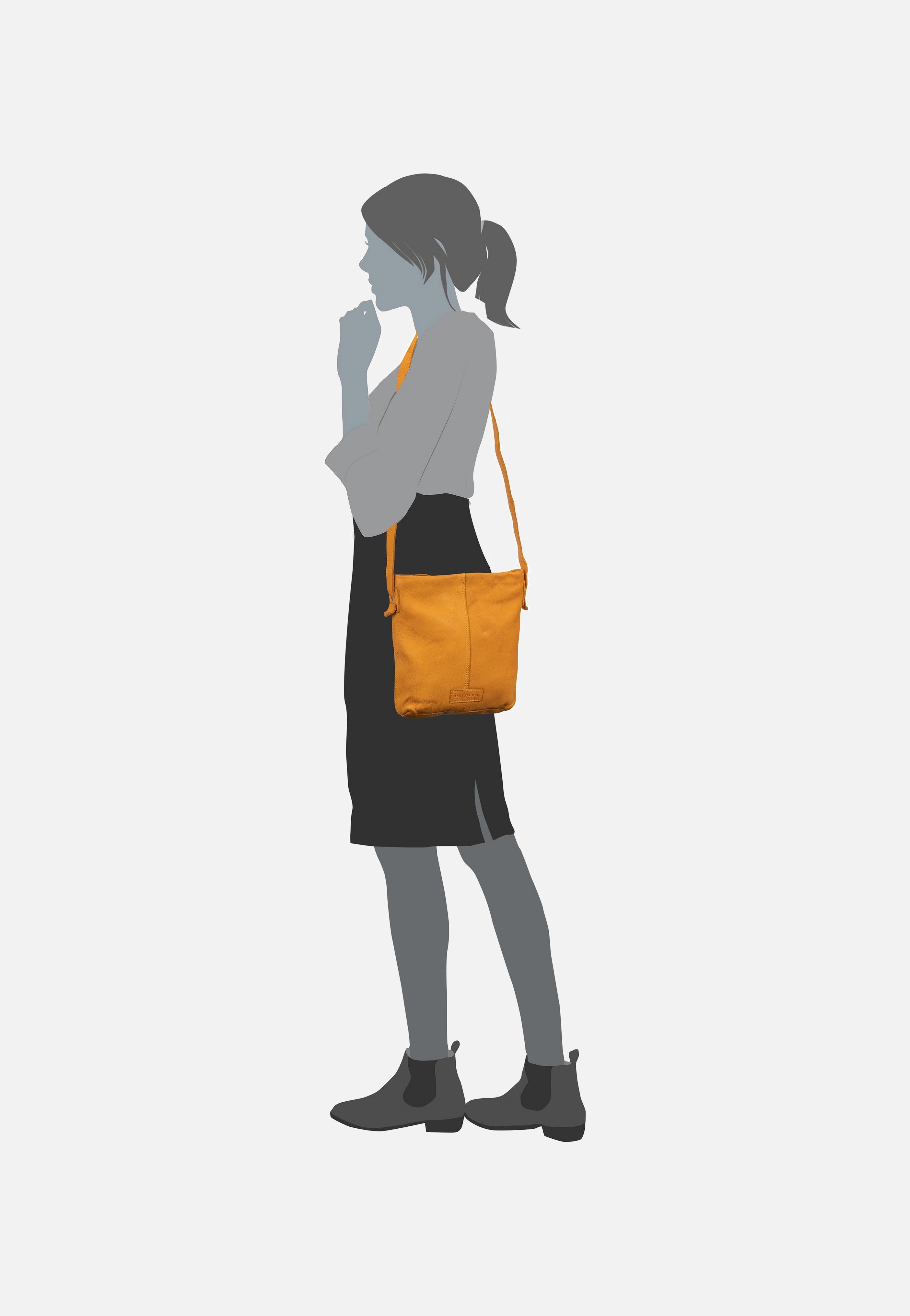 Harold's Submarine 2861 Cognac Beuteltasche