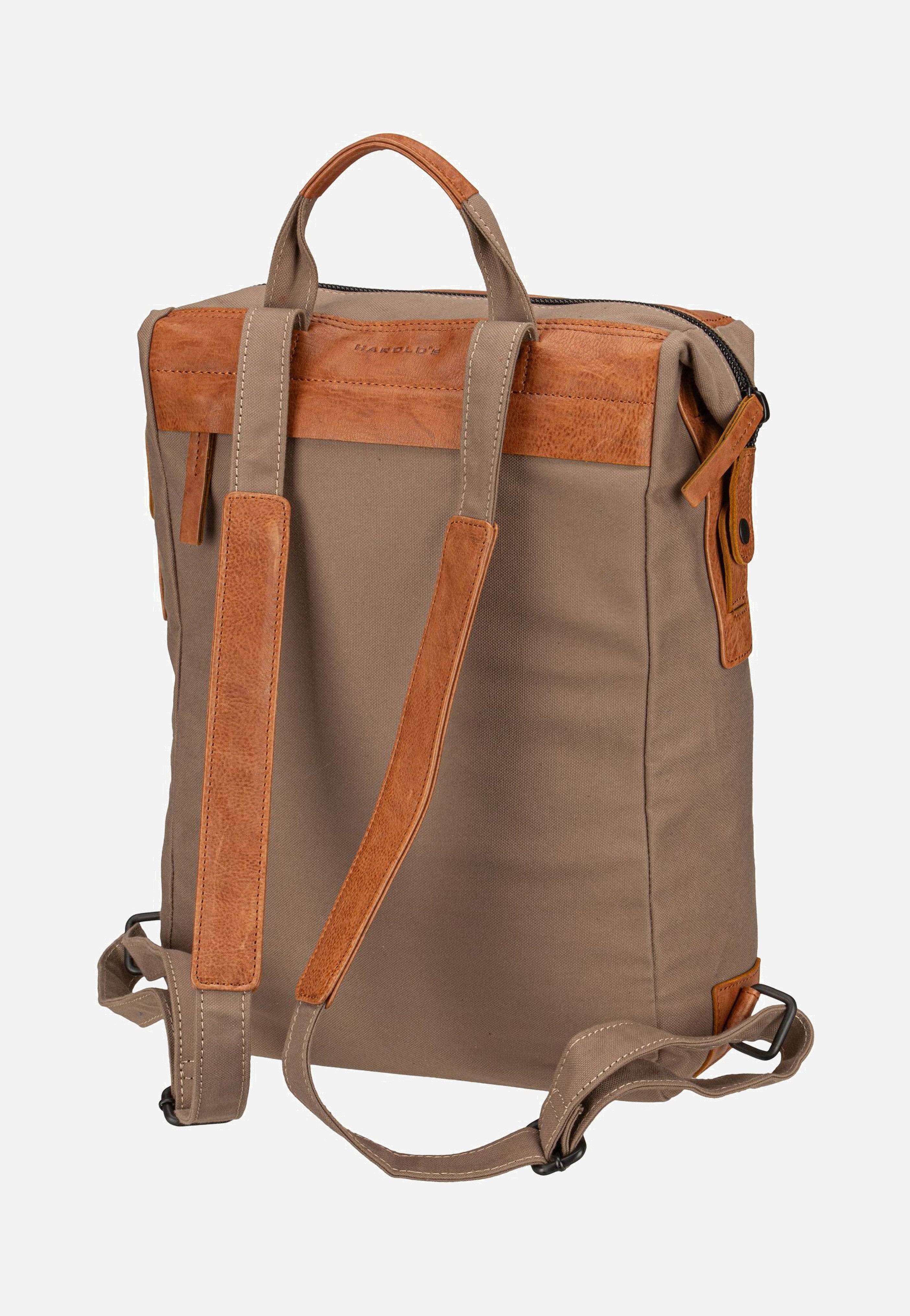 Harold's Wax 1 Sand/Cognac Rucksack