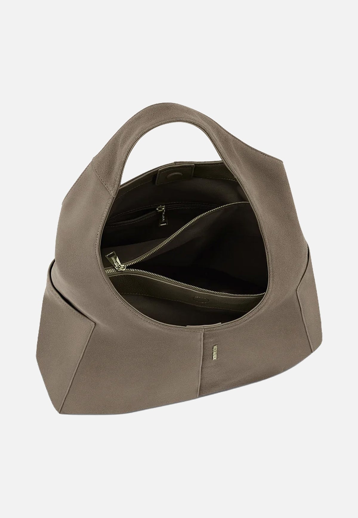 Hey Marly Alltime Lover Suede L Mocha Hobo Bag