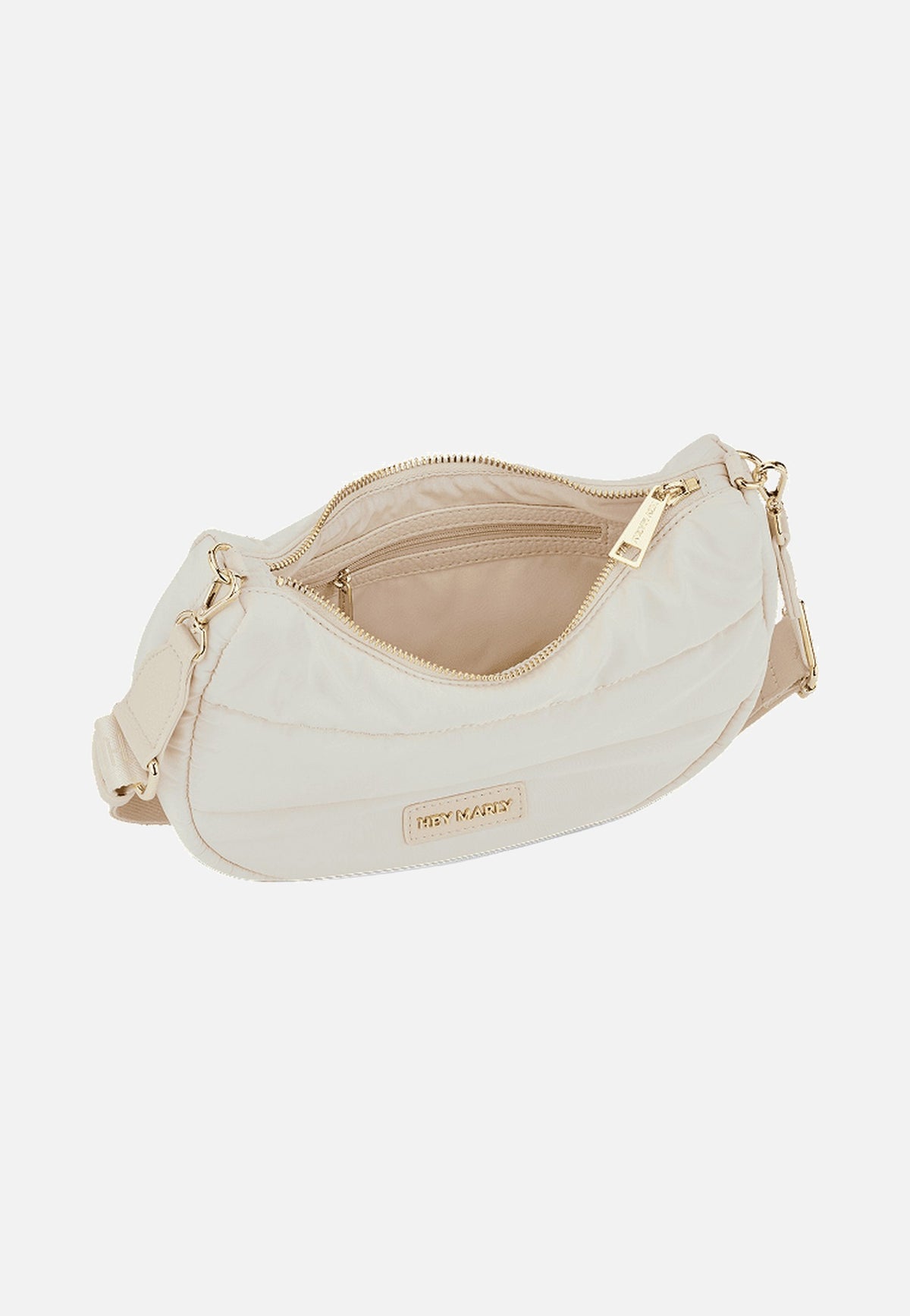 Hey Marly Lifetime Buddy S Crema Crossbody Bag