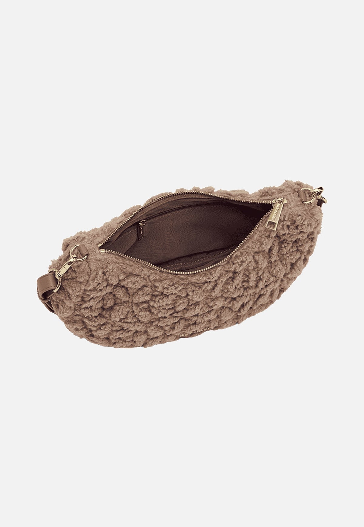 Hey Marly Lifetime Buddy Teddy S Mocha Crossbody Bag