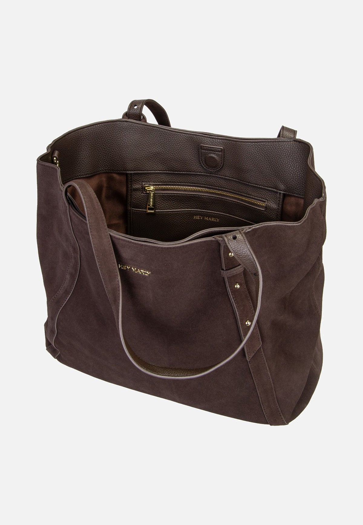 Hey Marly Pretty Wonder Suede Coffee Shopper