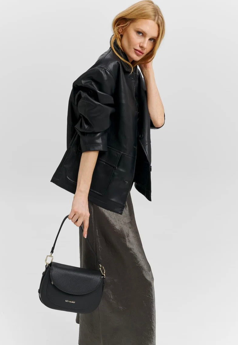 Hey Marly Big Sister Black Crossbody Bag