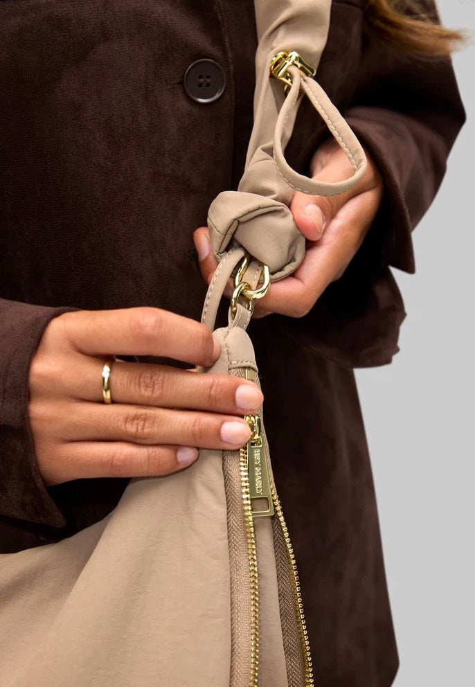 Hey Marly Easy Buddy M Mocha Crossbody Bag