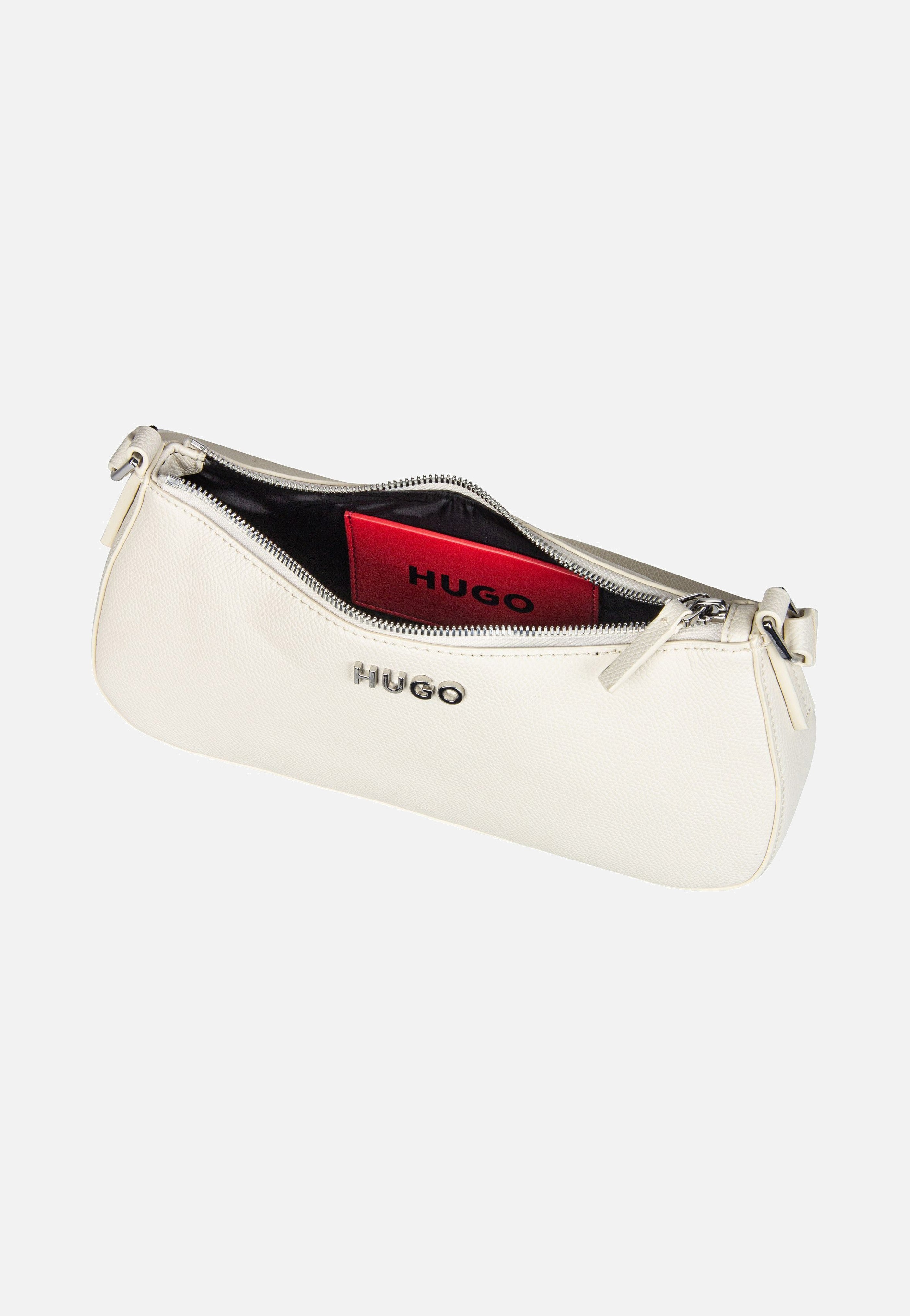 HUGO Chris Small Hobo R.N.50516666 Open White Evening Bag