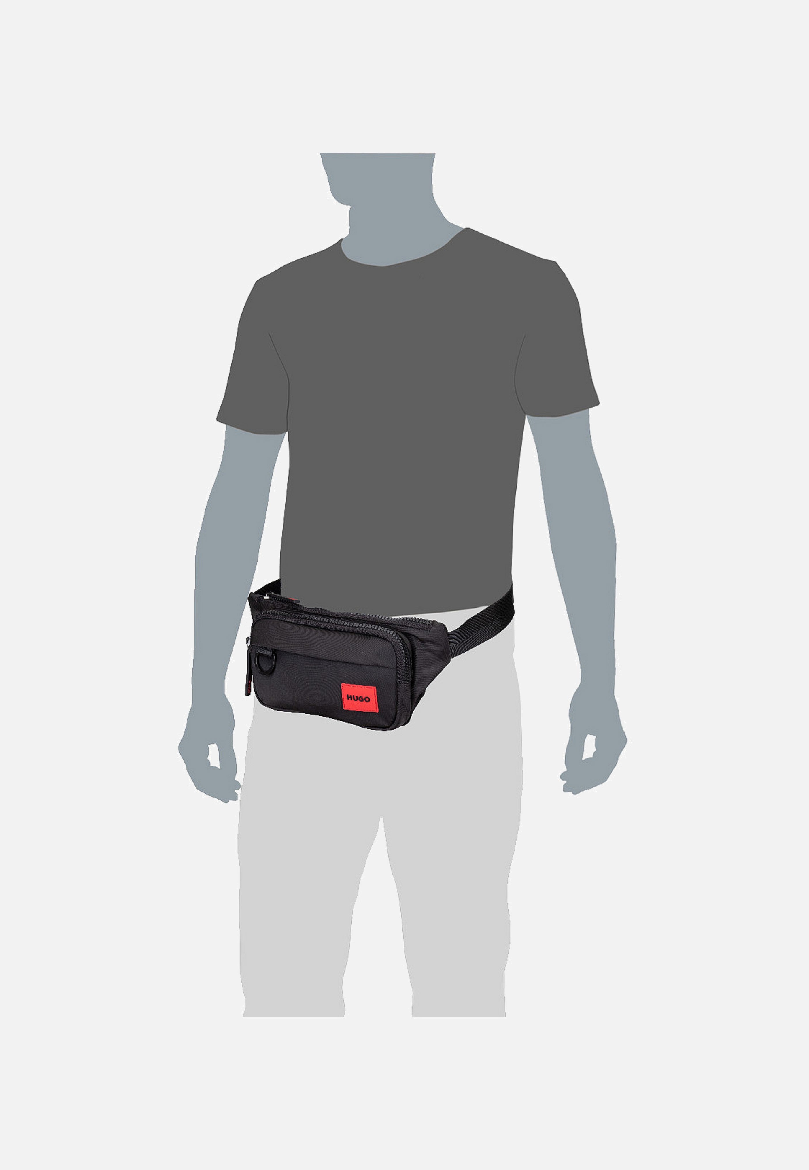 HUGO Ethon 2.0 Bumbag 50491759 Black Bauchtasche