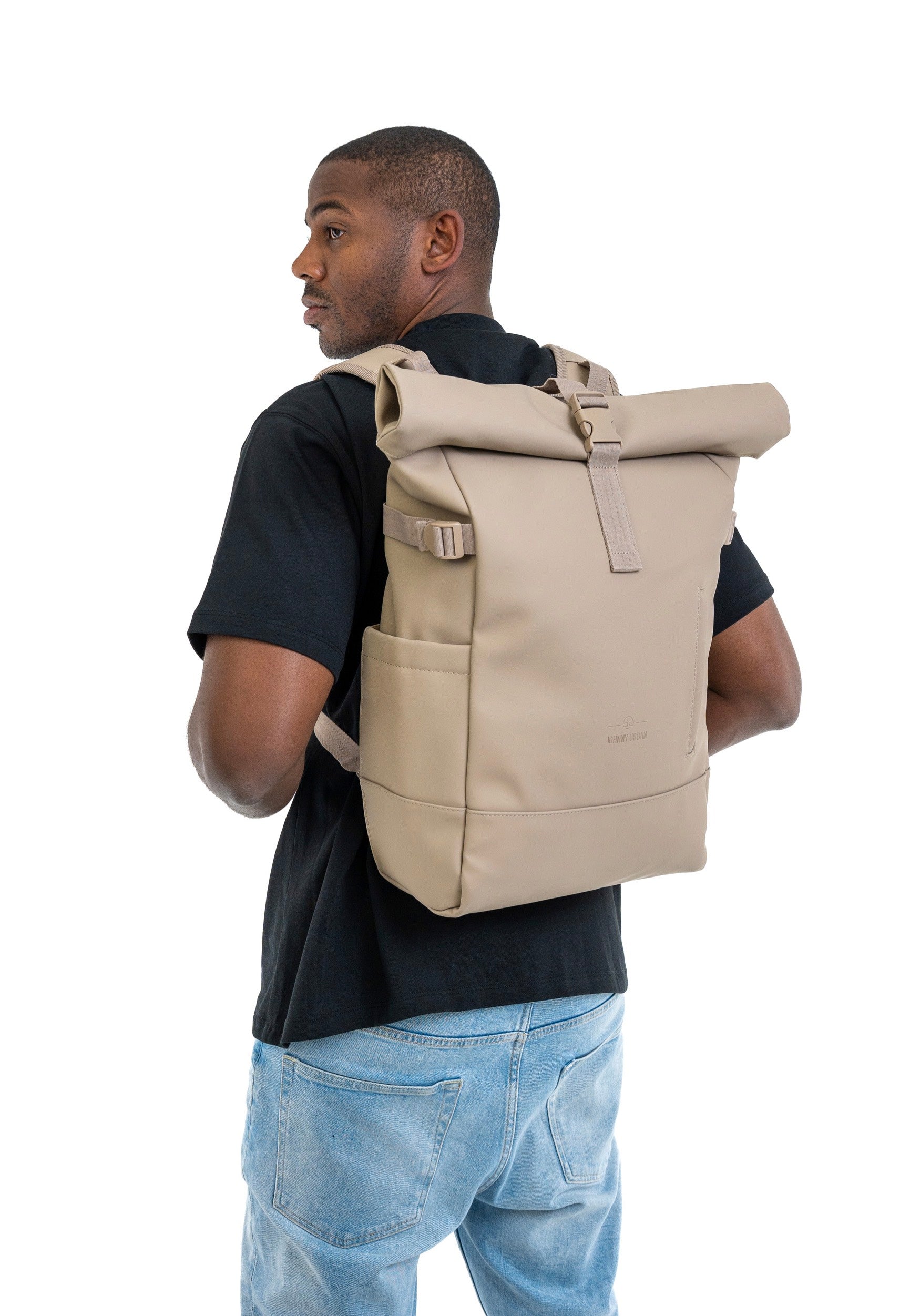 Johnny Urban Harvey Large Sand Rolltop Rucksack