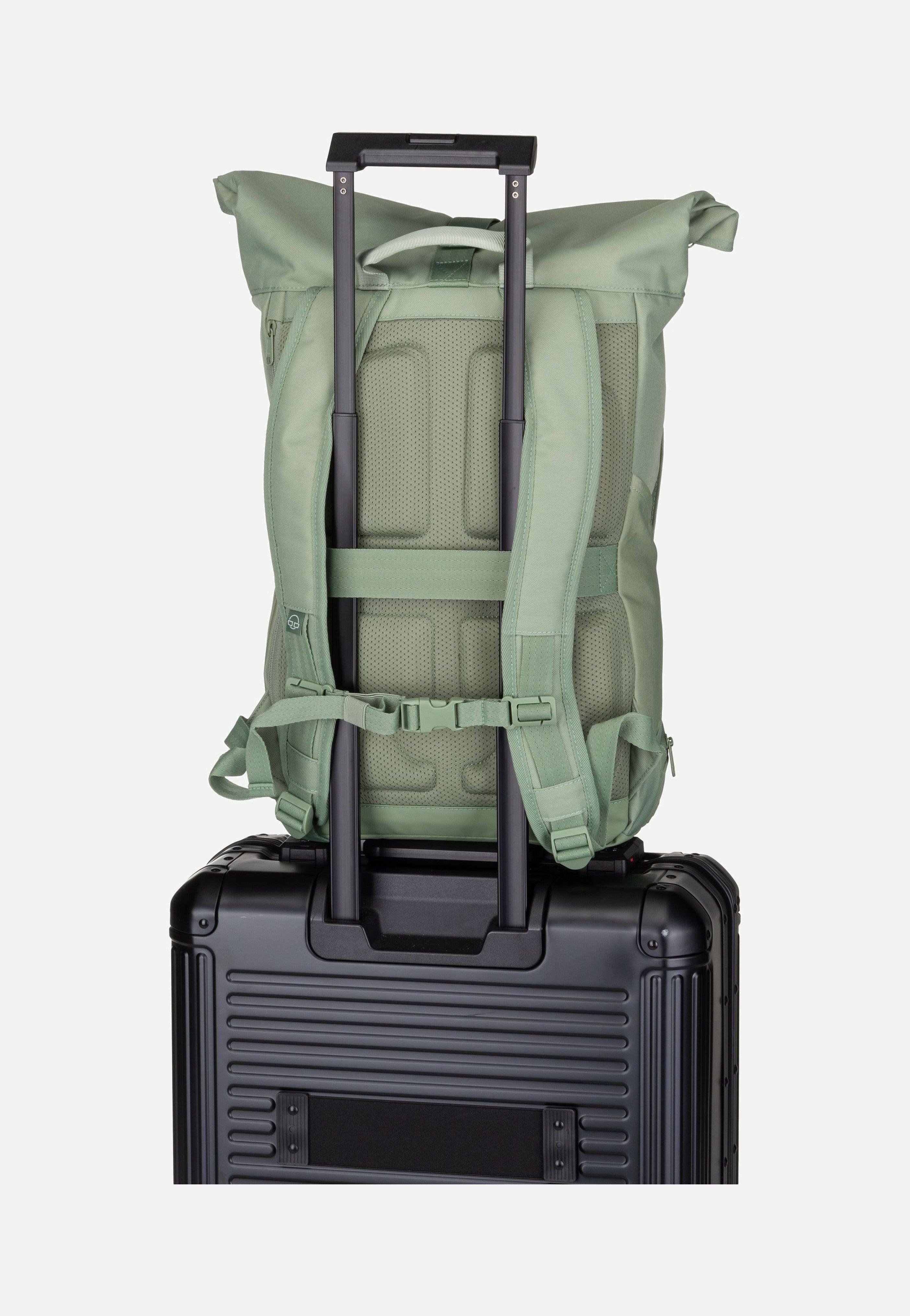 Johnny Urban Allen Large Salbeigrün Rolltop Rucksack