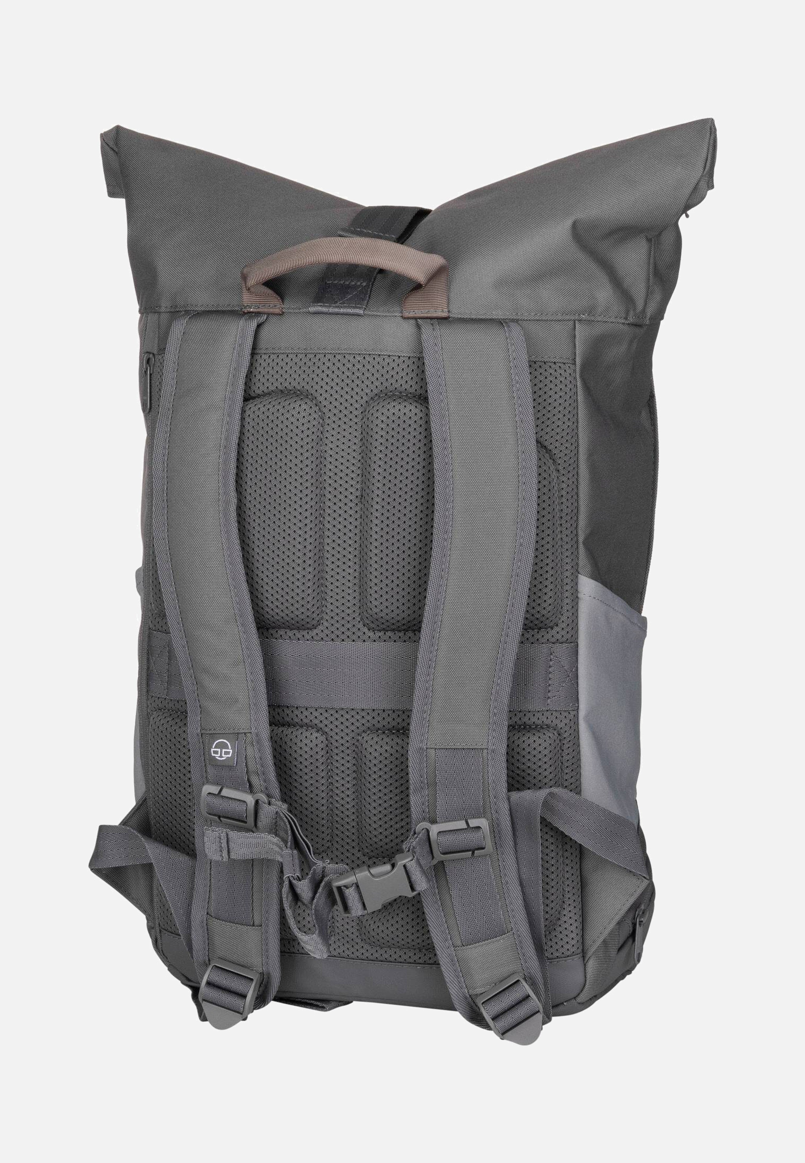 Johnny Urban Allen Medium Dunkelgrau Rolltop Rucksack