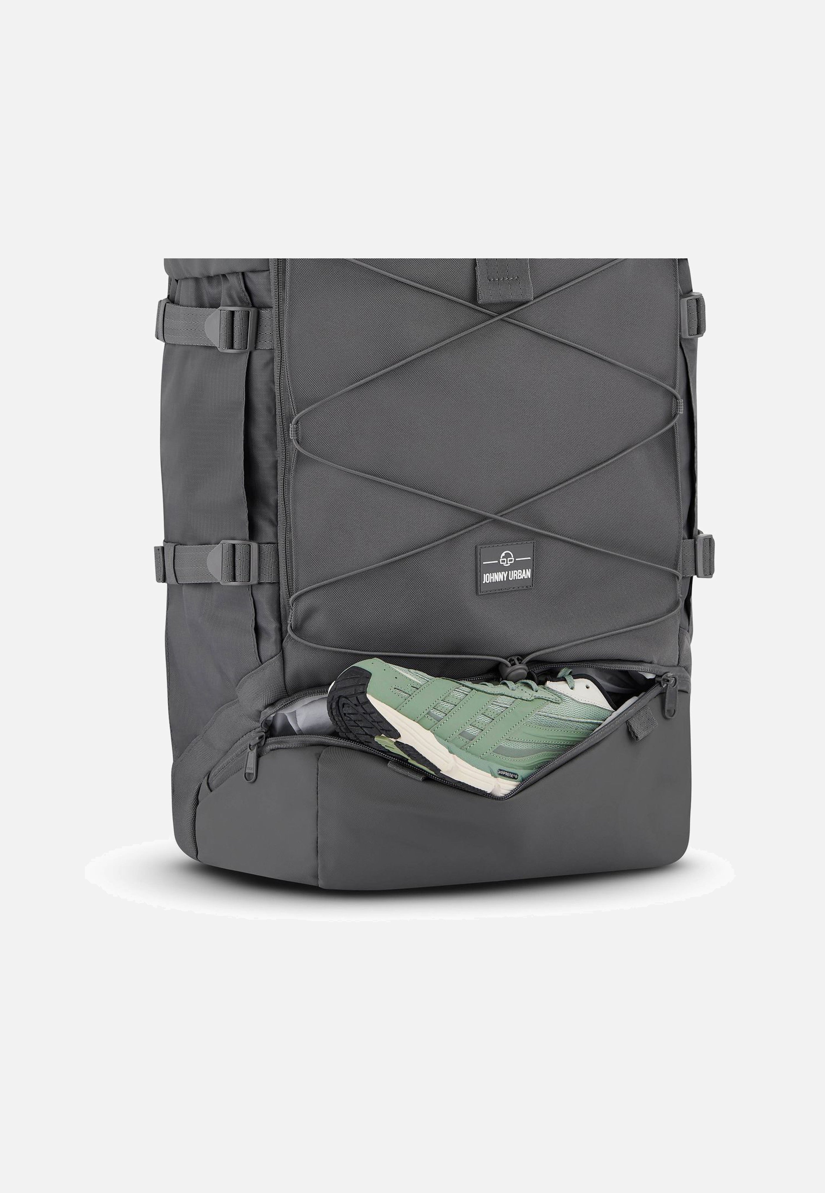 Johnny Urban Allen XL Travel Dunkelgrau Rolltop Rucksack