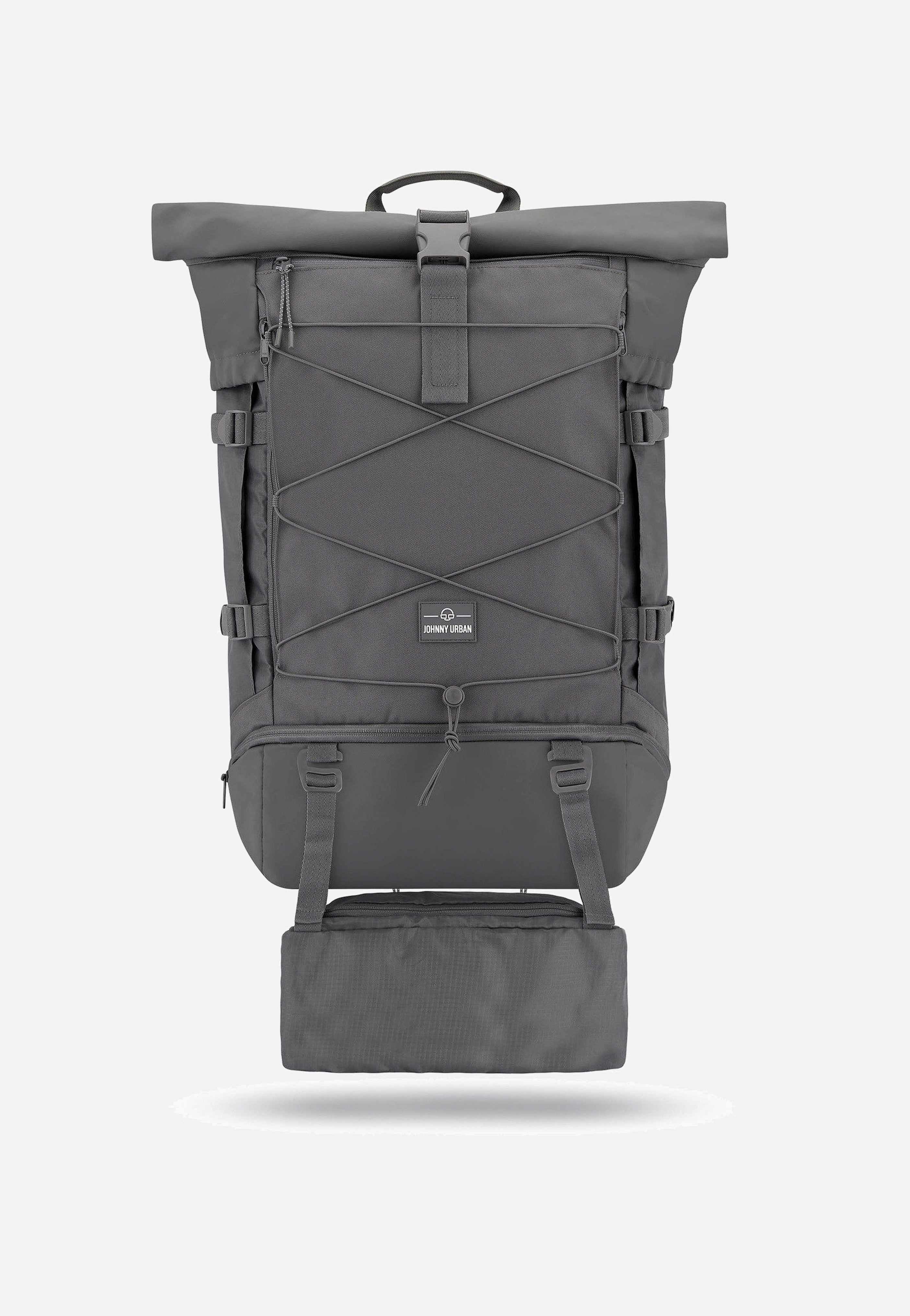 Johnny Urban Allen XL Travel Dunkelgrau Rolltop Rucksack