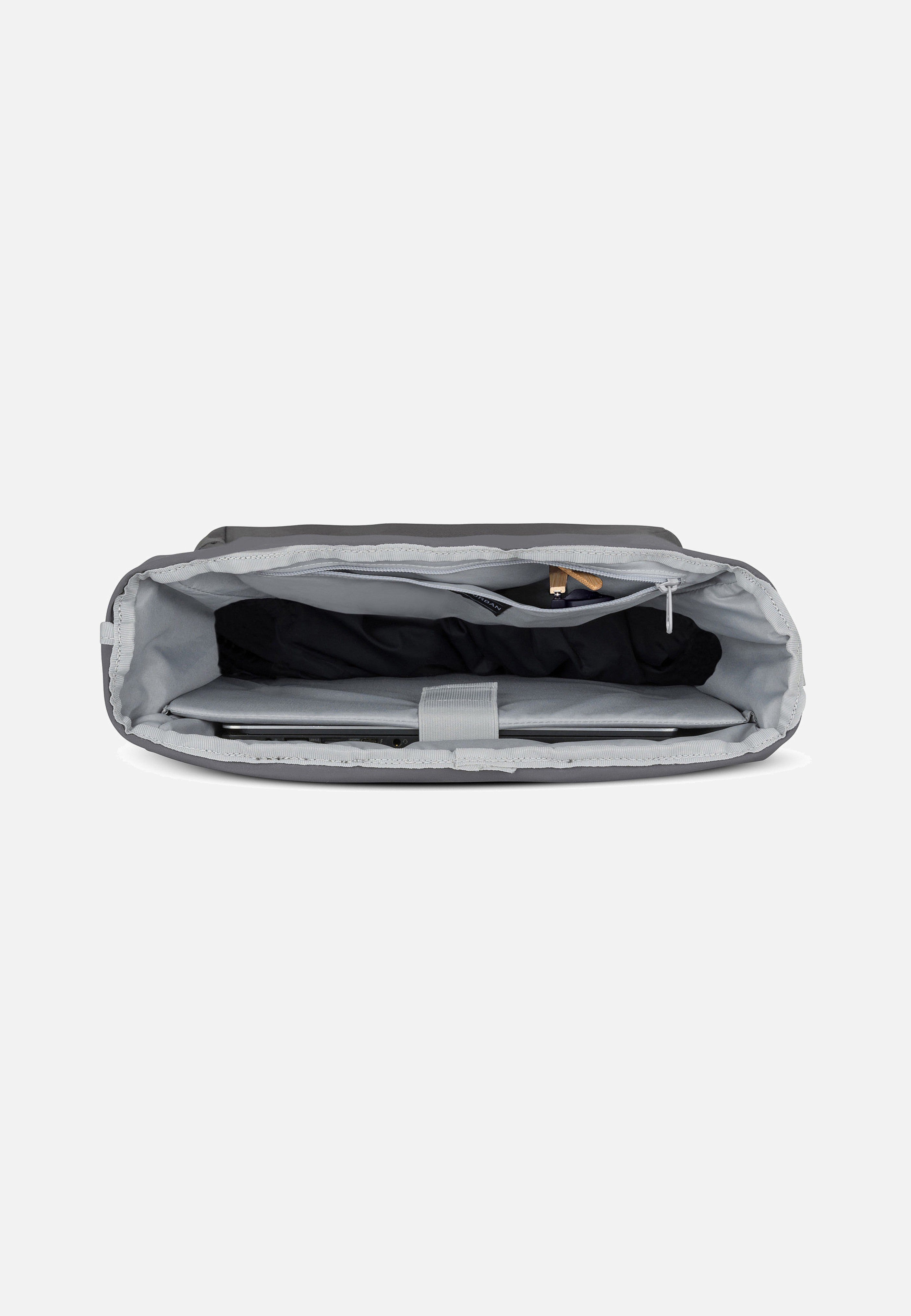 Johnny Urban Robin Large Dunkelgrau Rolltop Rucksack
