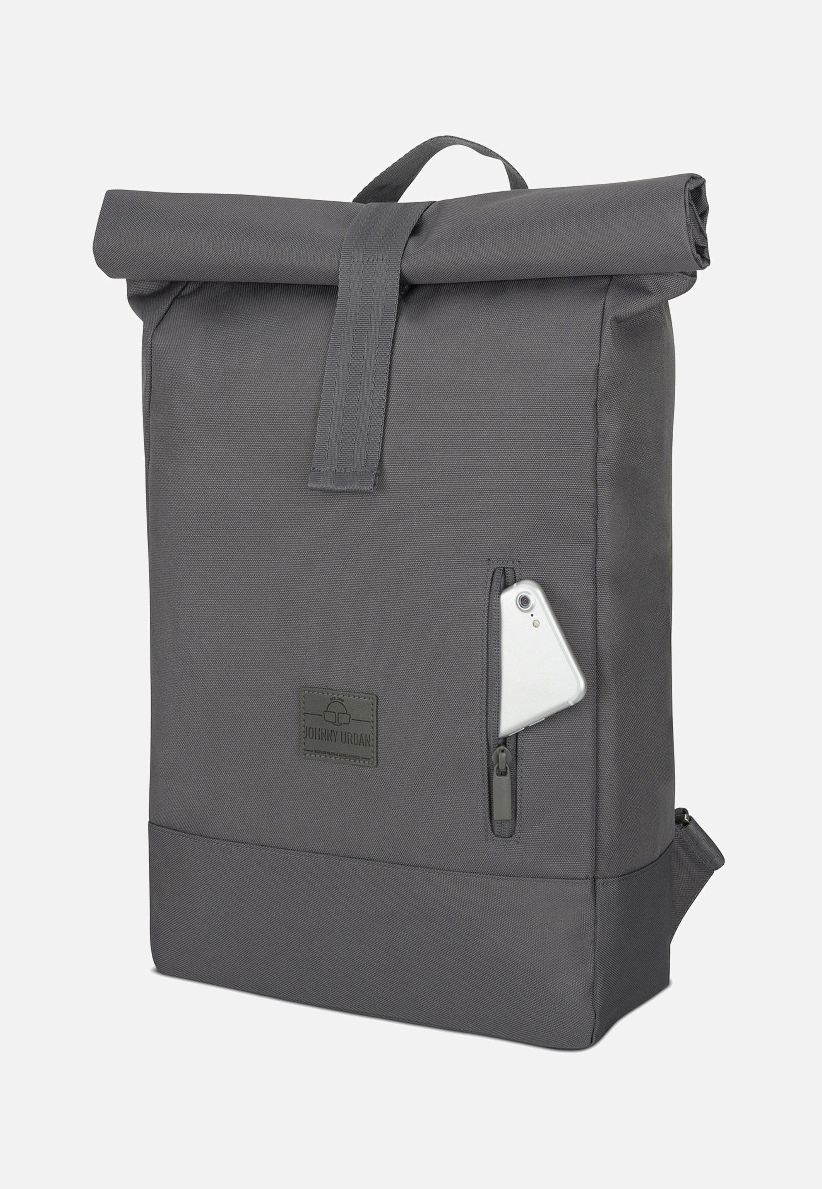 Johnny Urban Robin Medium Dunkelgrau Rolltop Rucksack