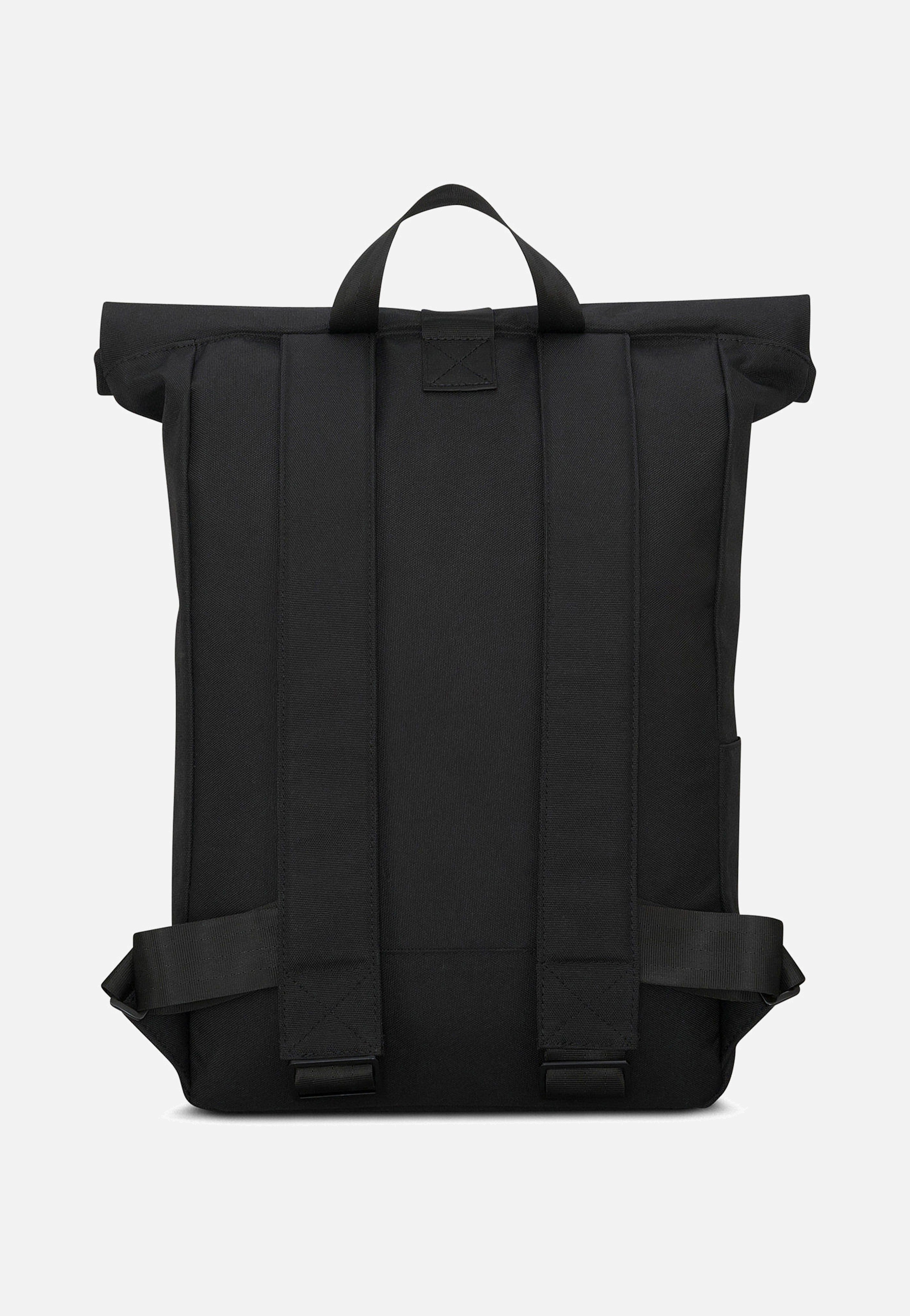 Johnny Urban Robin Medium Schwarz Rolltop Rucksack