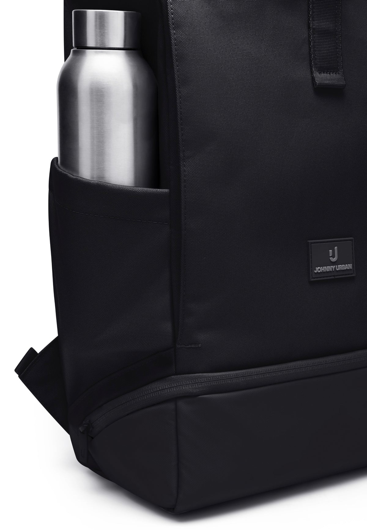Johnny Urban Allen Large Schwarz Rolltop Rucksack
