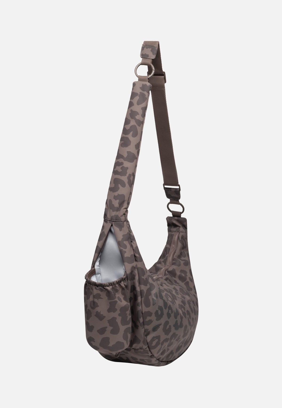 Johnny Urban Lou Large Brown Leo Crossbody Bag