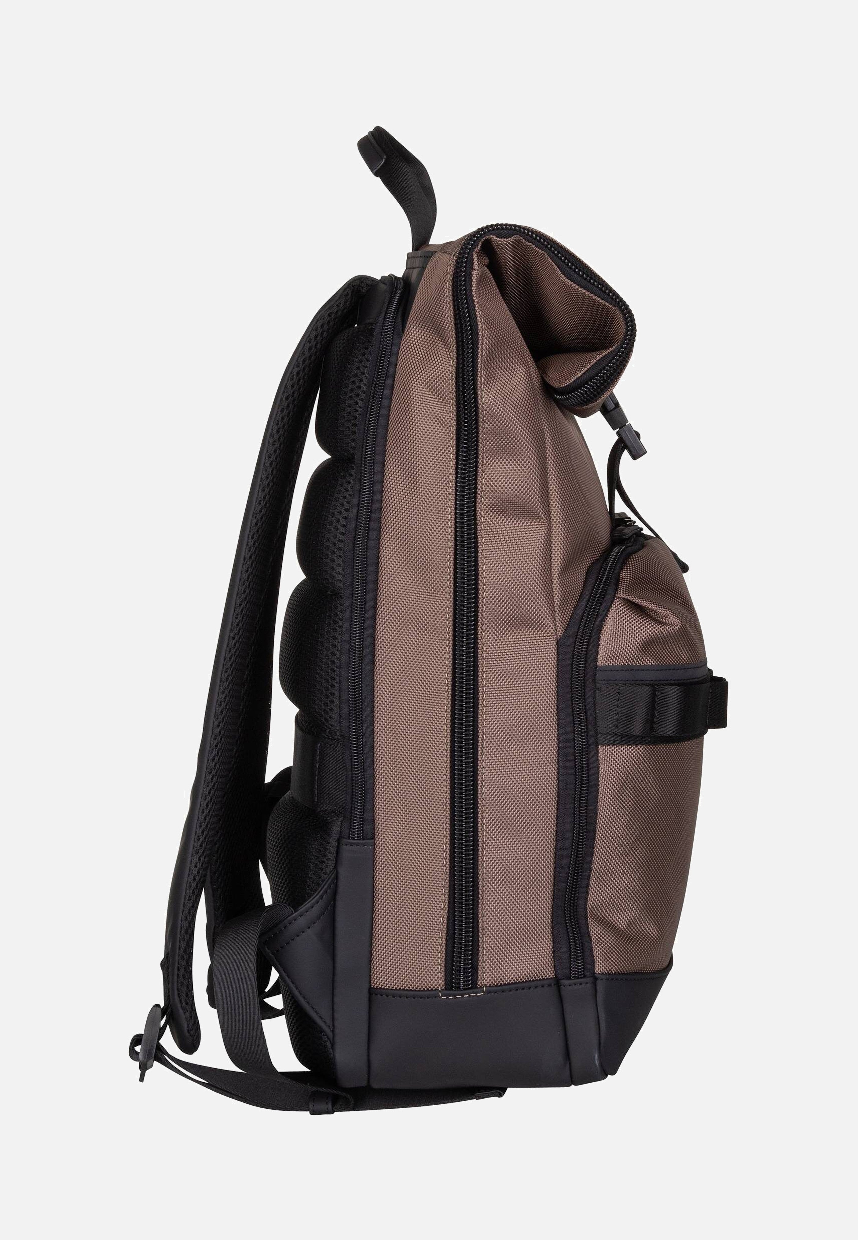 Jost Balling Kurier 4015 Taupe Rolltop Rucksack
