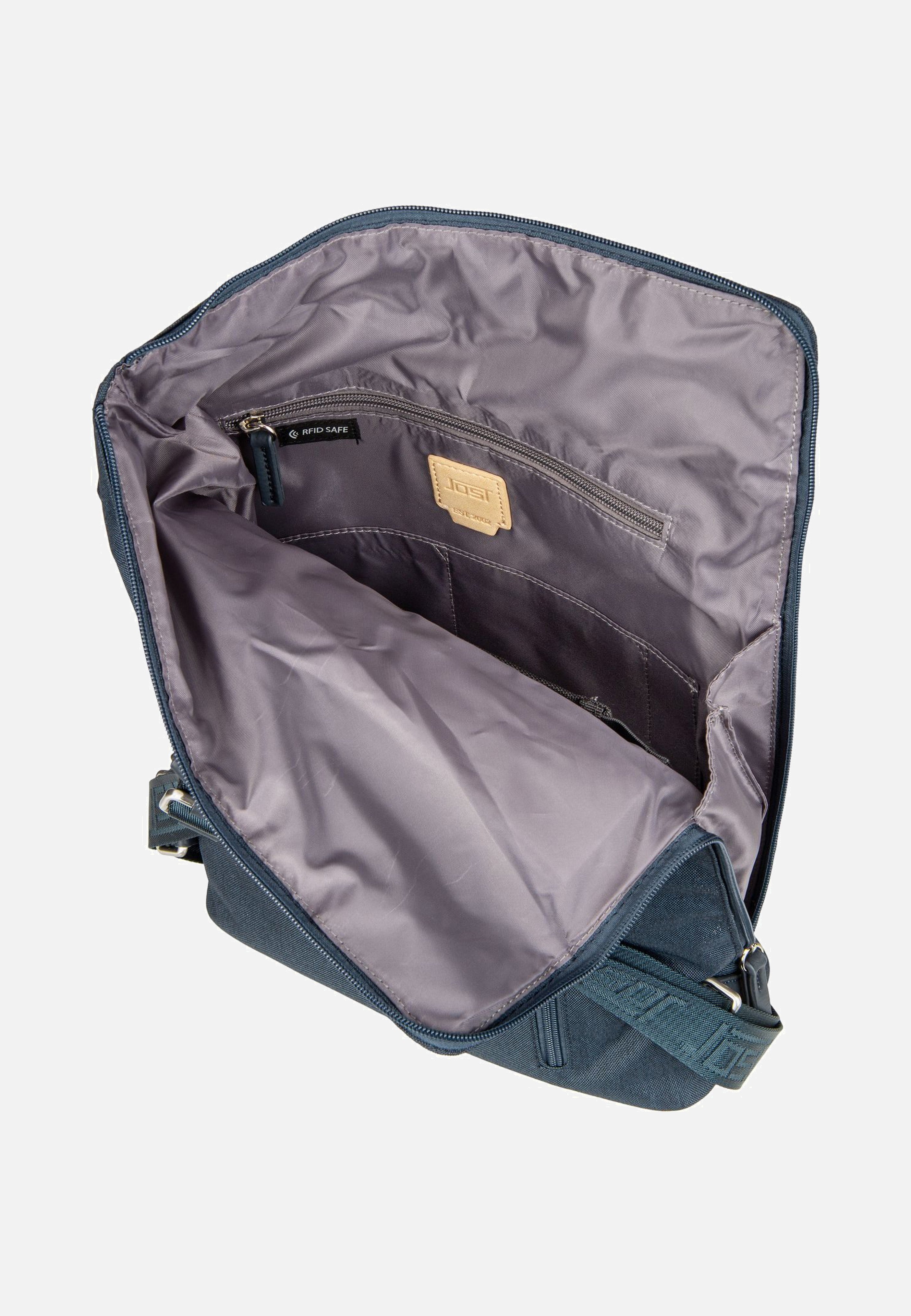Jost Bergen 1606 Navy Rolltop Rucksack