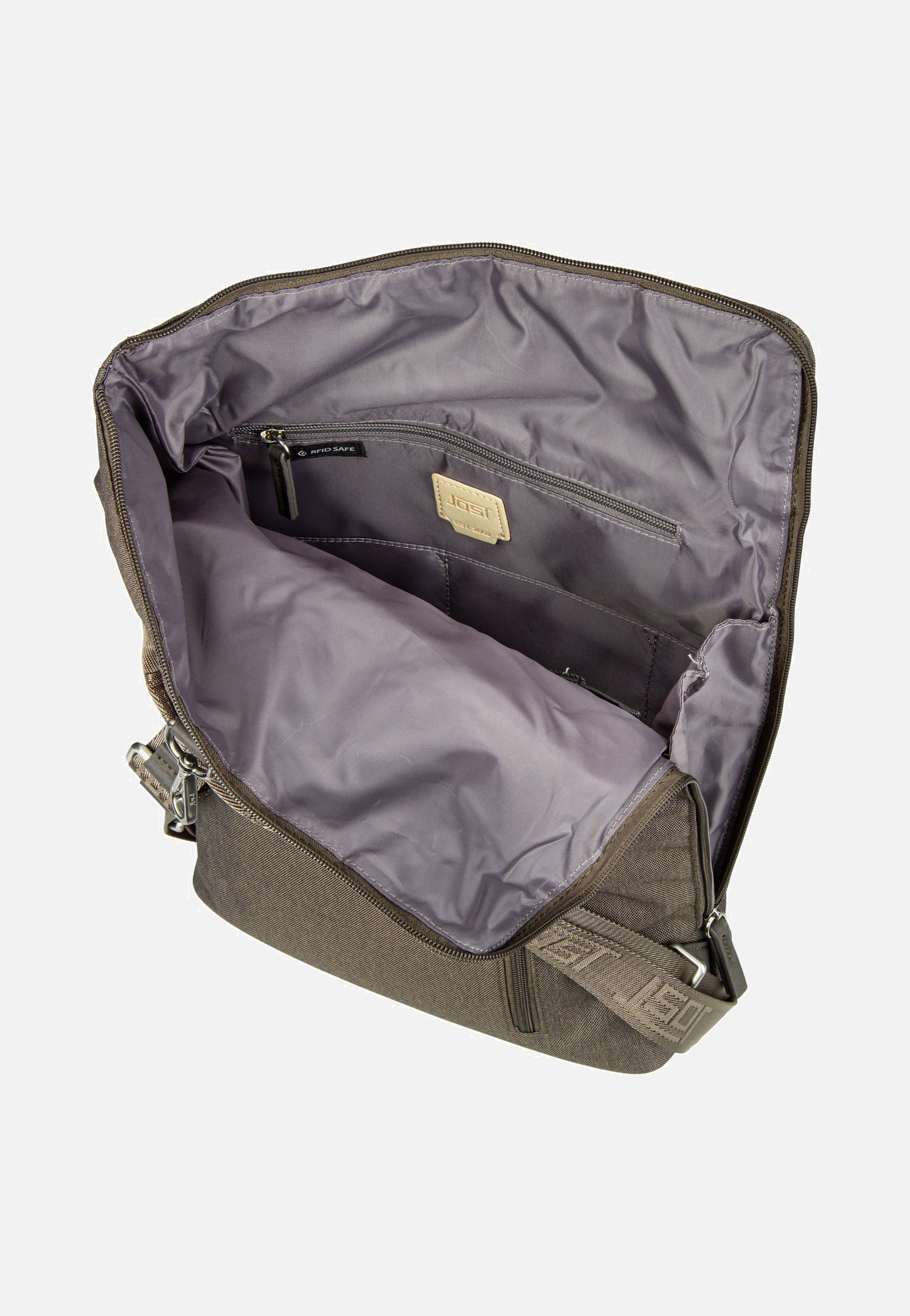 Jost Bergen 1606 Taupe Rolltop Rucksack