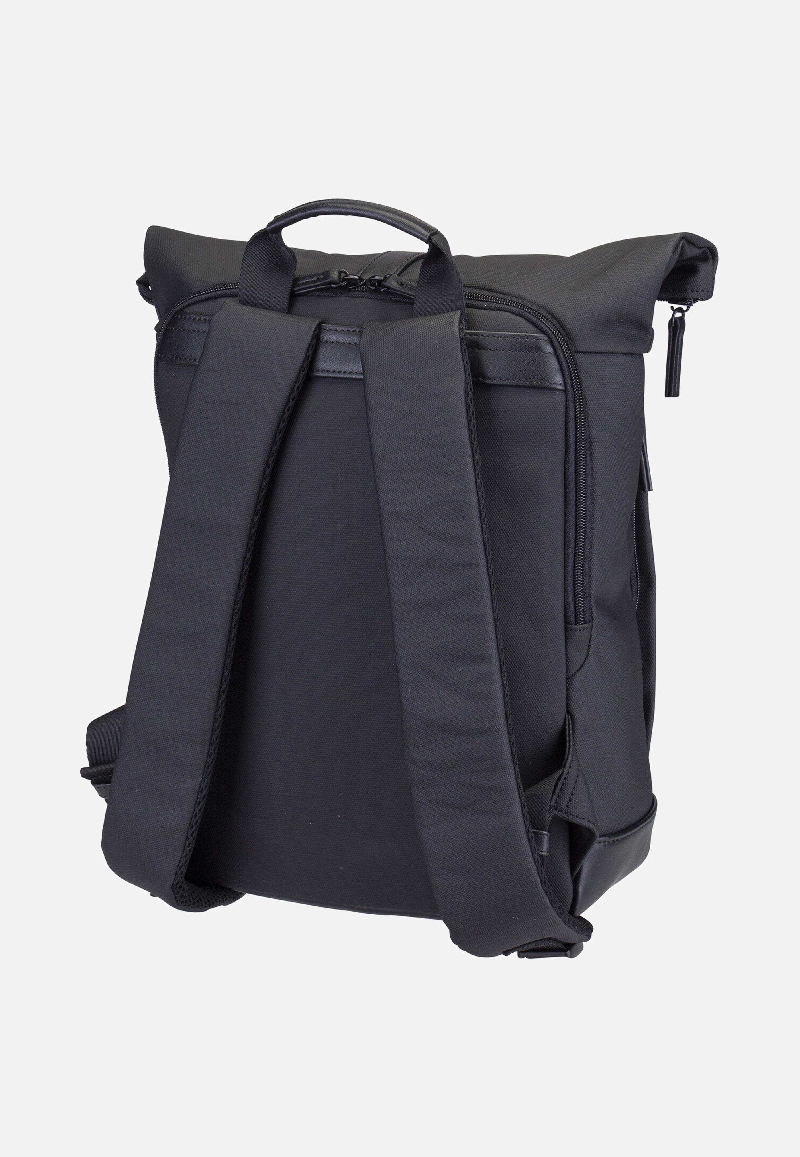 Jost Borgholm Courier S 5310 Schwarz Rolltop Rucksack