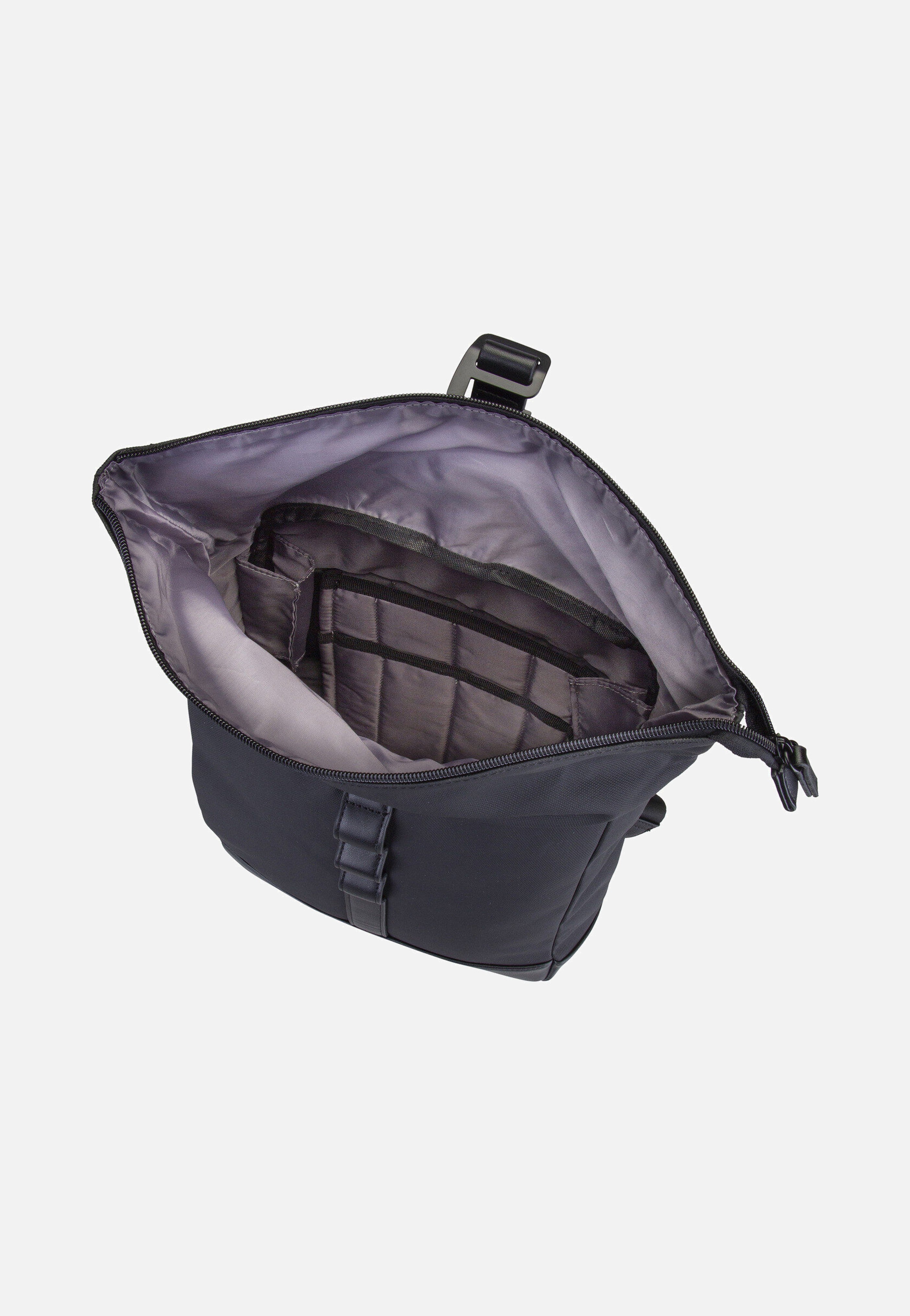 Jost Borgholm Courier S 5310 Schwarz Rolltop Rucksack