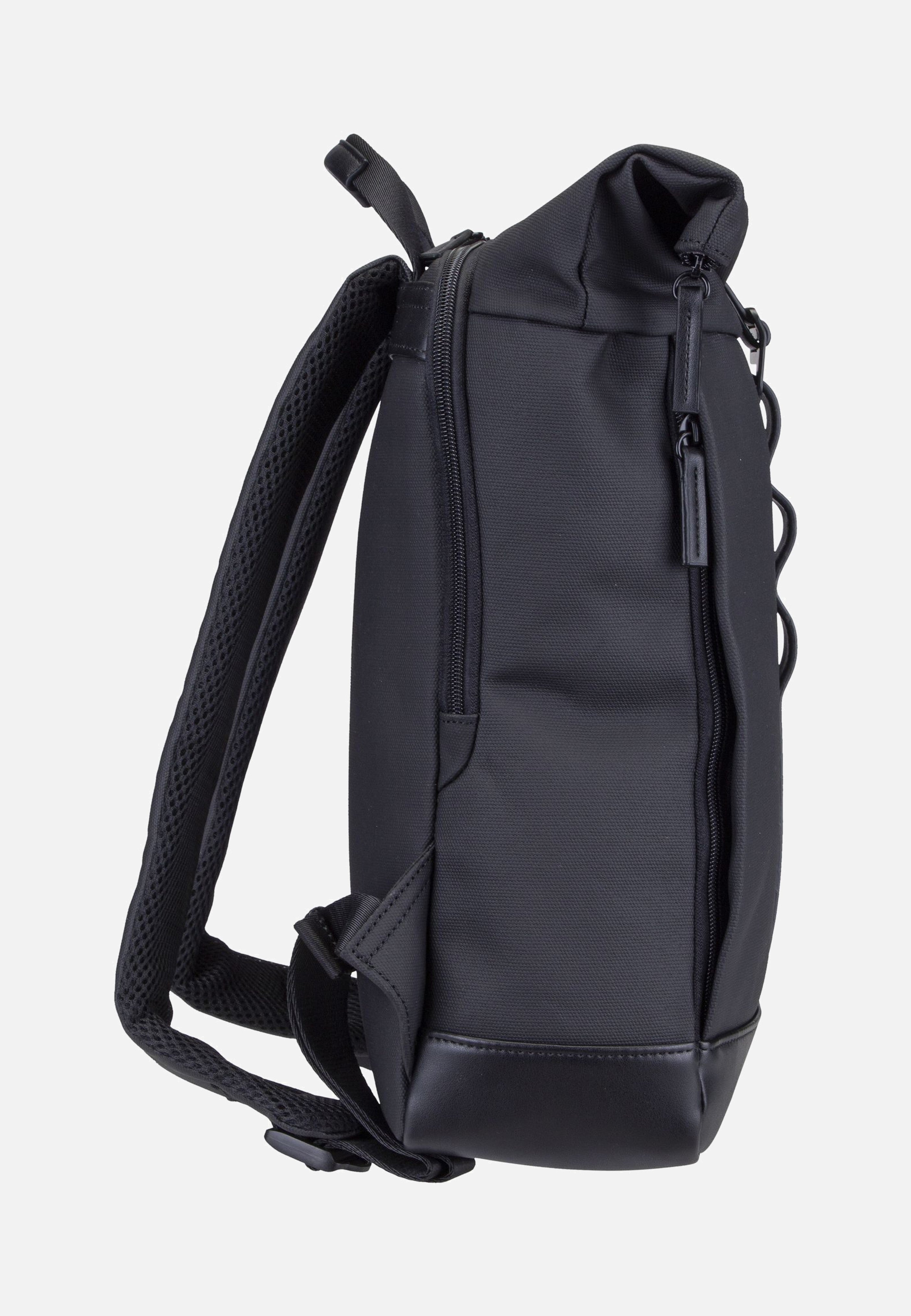 Jost Borgholm Courier S 5310 Schwarz Rolltop Rucksack