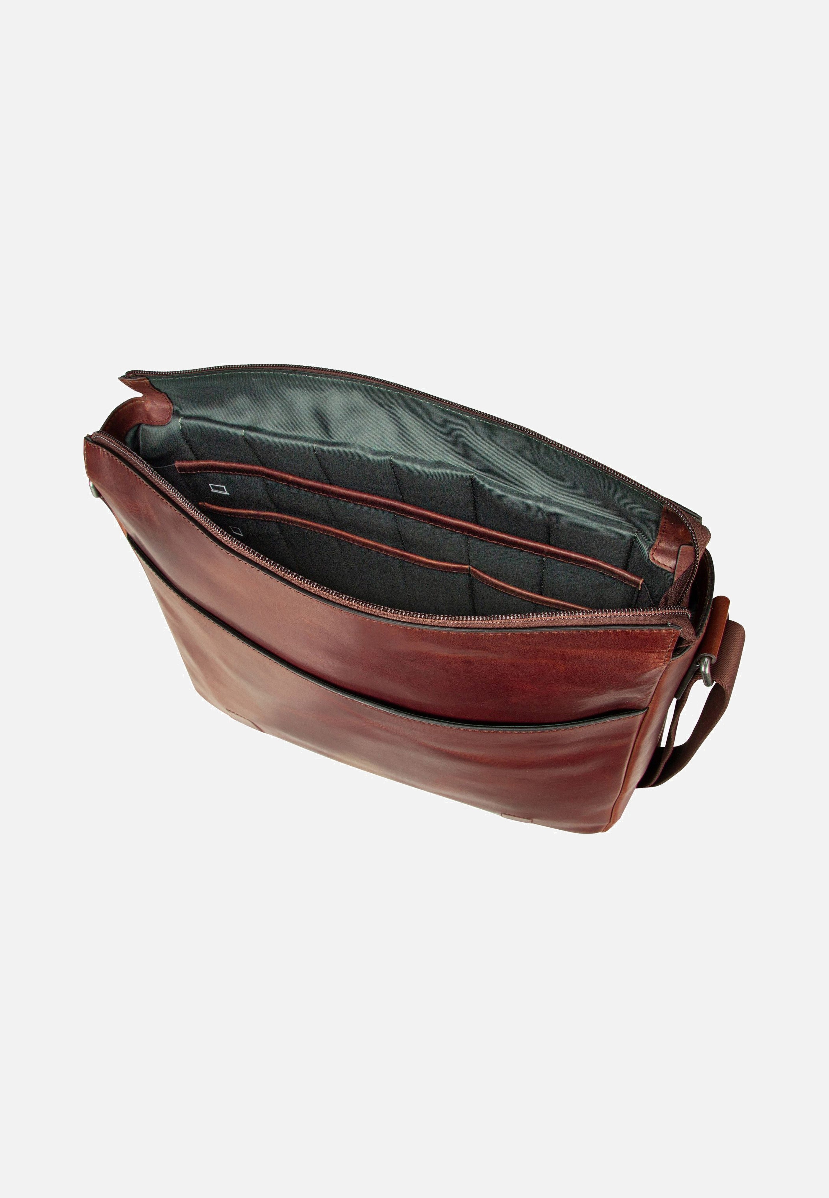 Jost Lund L 6742 Braun Messenger Bag