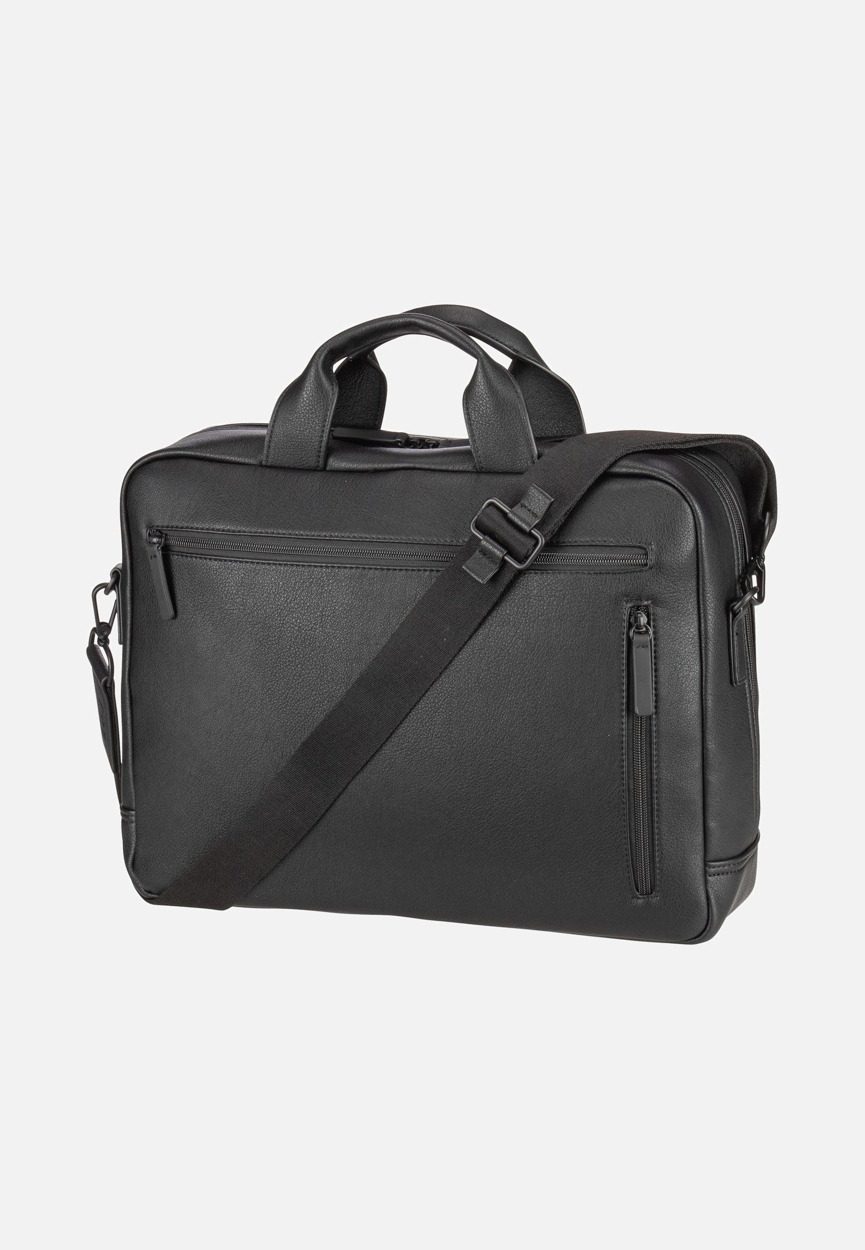 Jost Riga Business Bag 1 Comp Black Aktentasche
