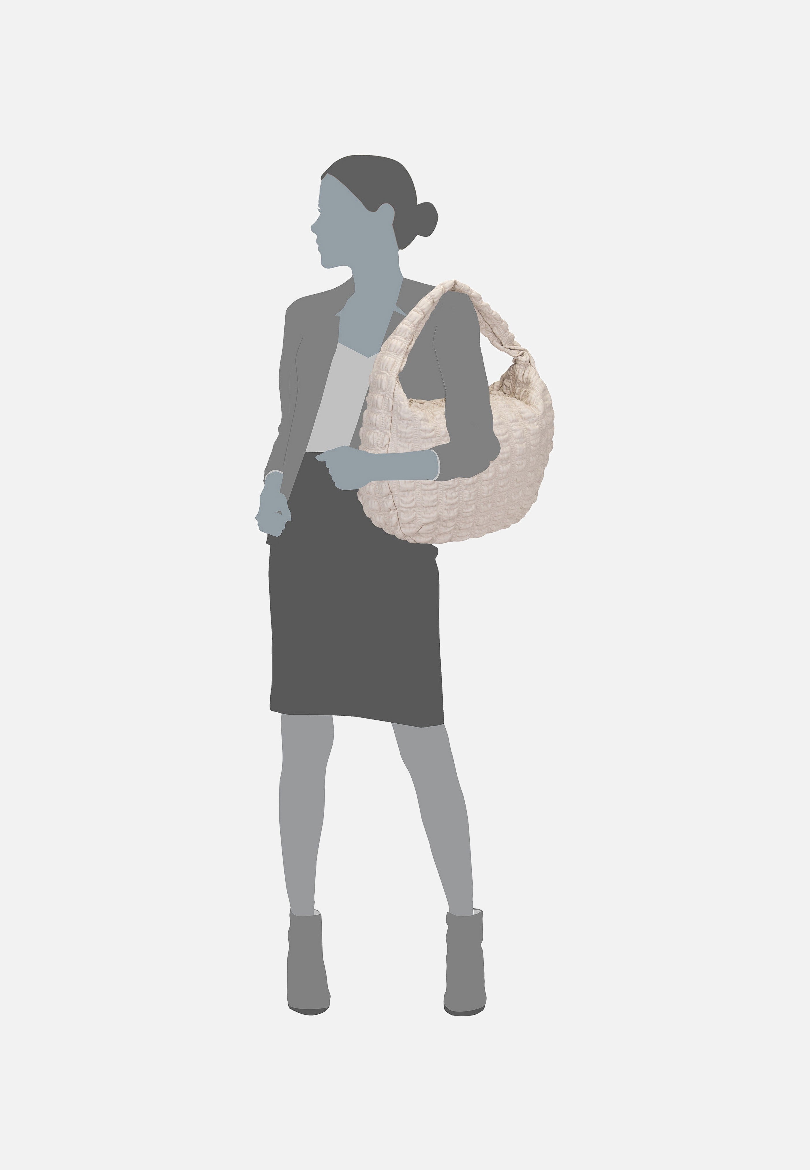 Jost Senja 4114 Porcelain Hobo Bag