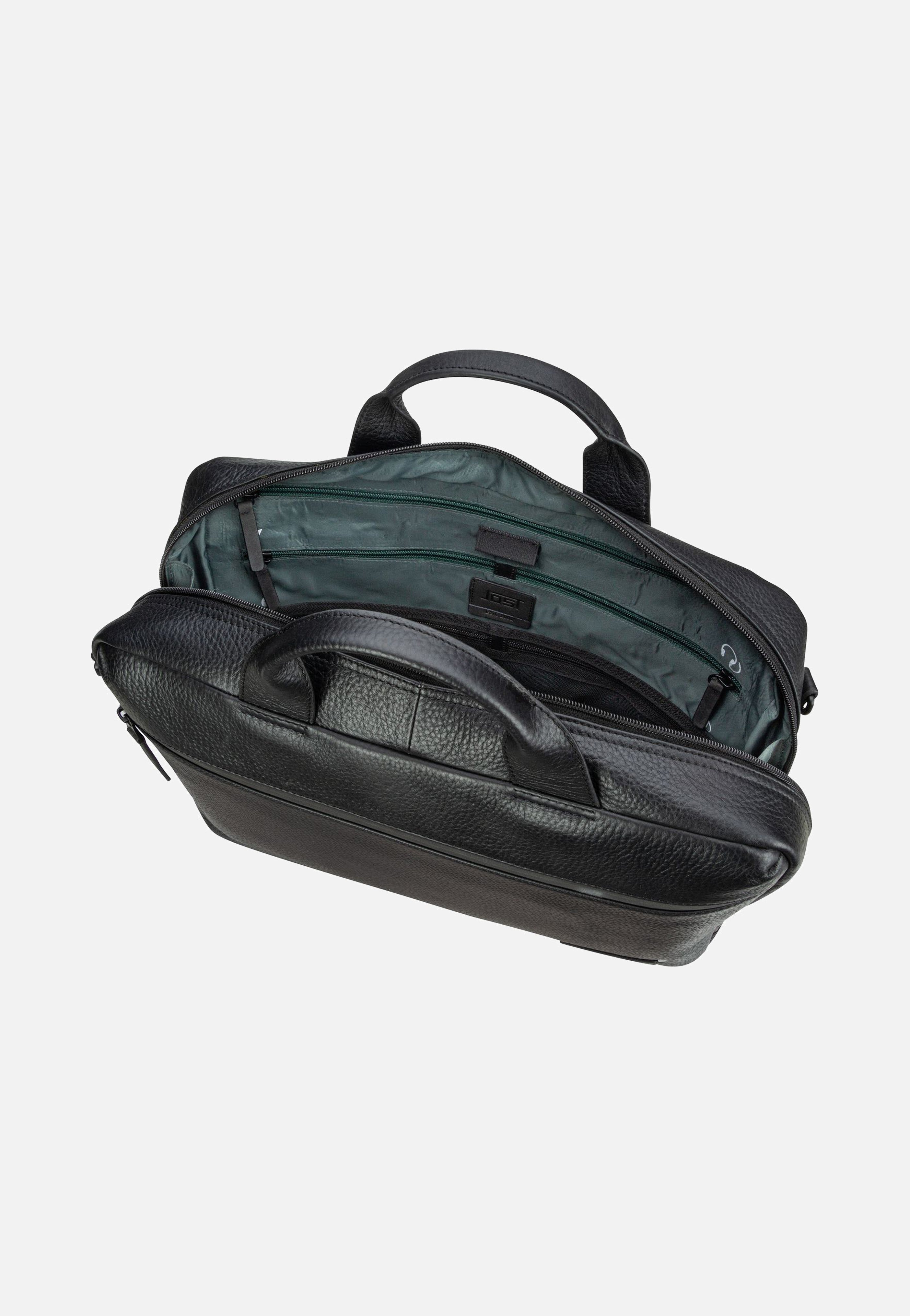 Jost Stockholm Business Bag M 1 Comp Black Aktentasche