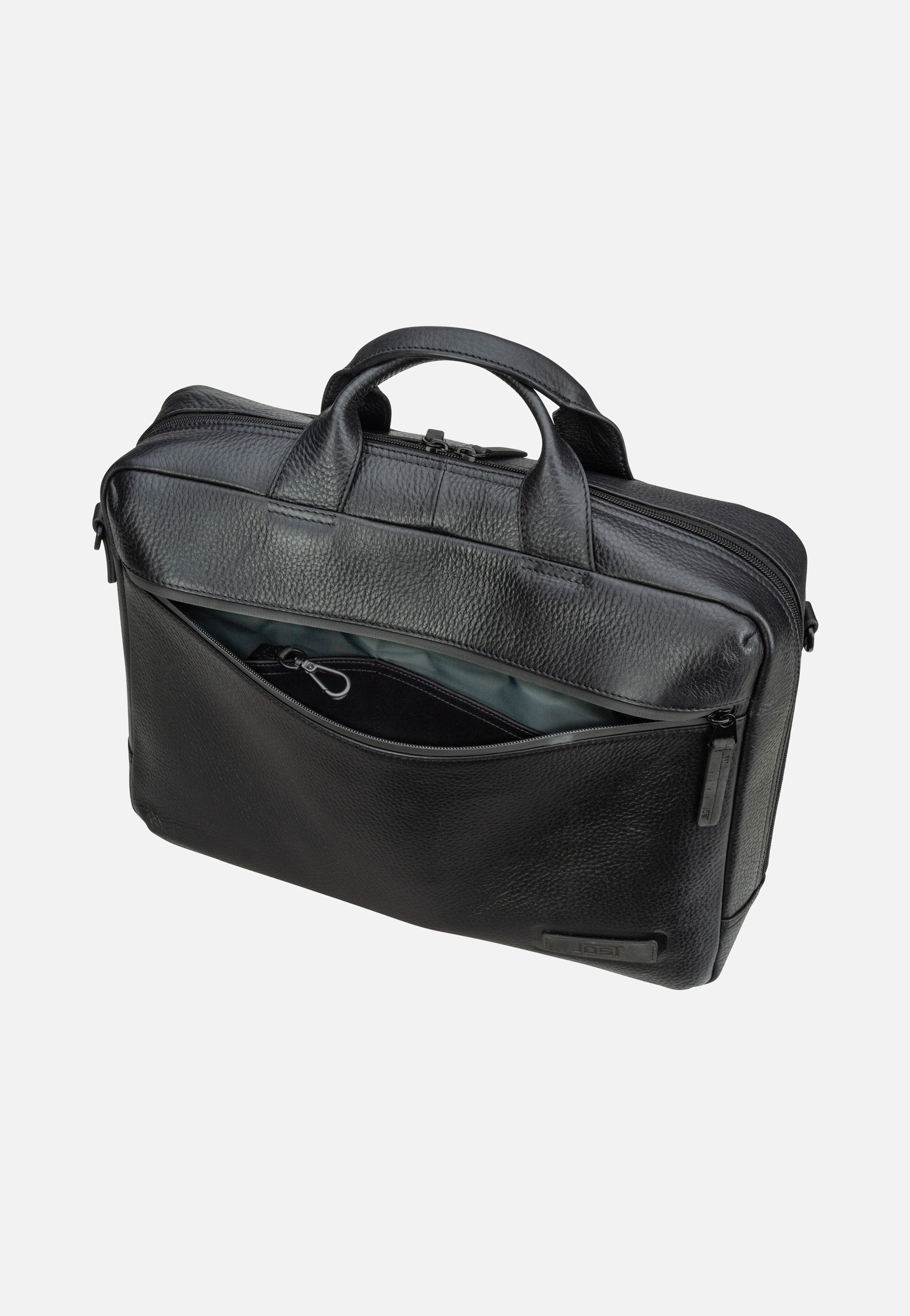 Jost Stockholm Business Bag M 1 Comp Black Aktentasche