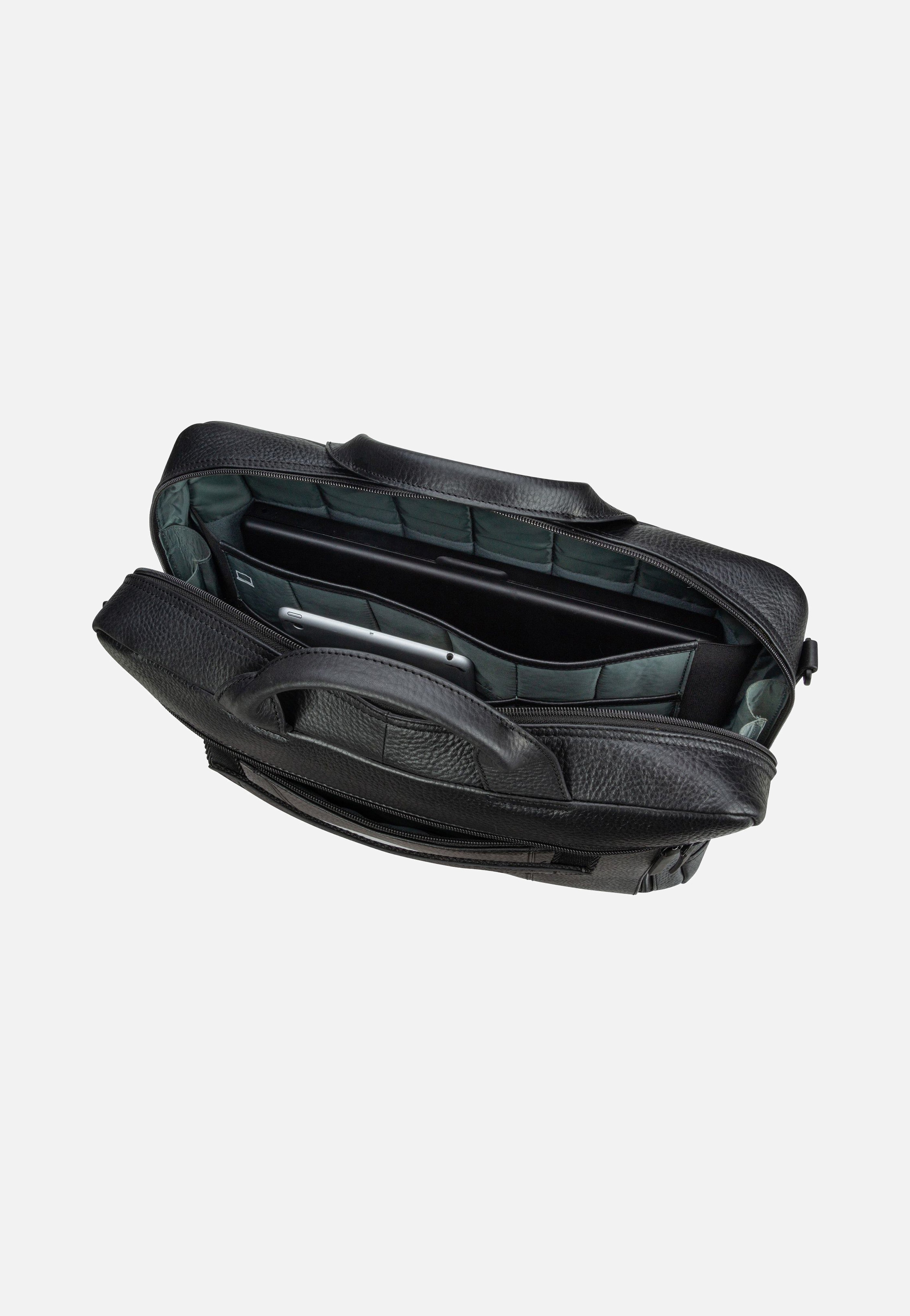 Jost Stockholm Business Bag M 1 Comp Black Aktentasche