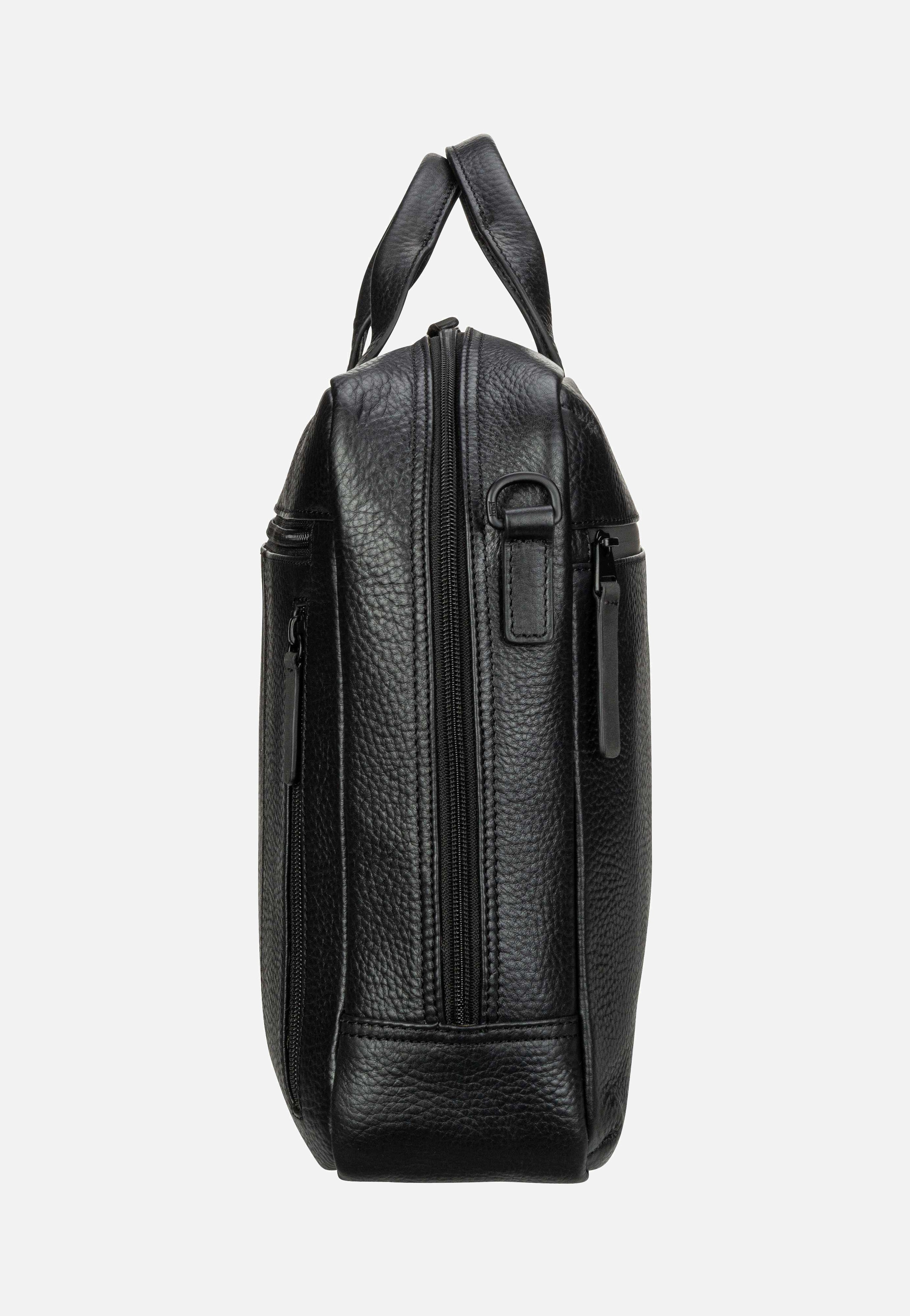 Jost Stockholm Business Bag M 1 Comp Black Aktentasche
