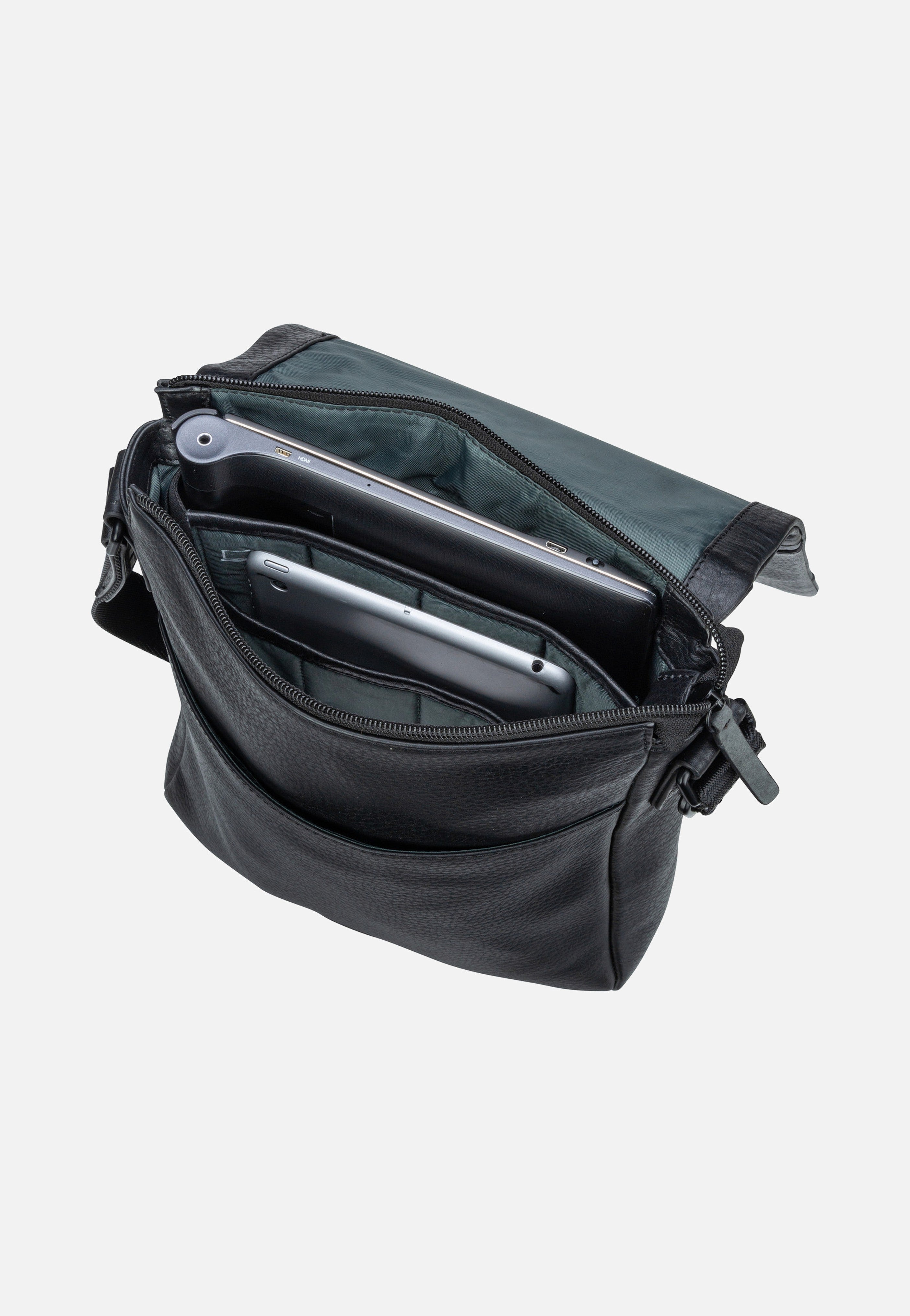 Jost Stockholm Flap S Black Umhängetasche