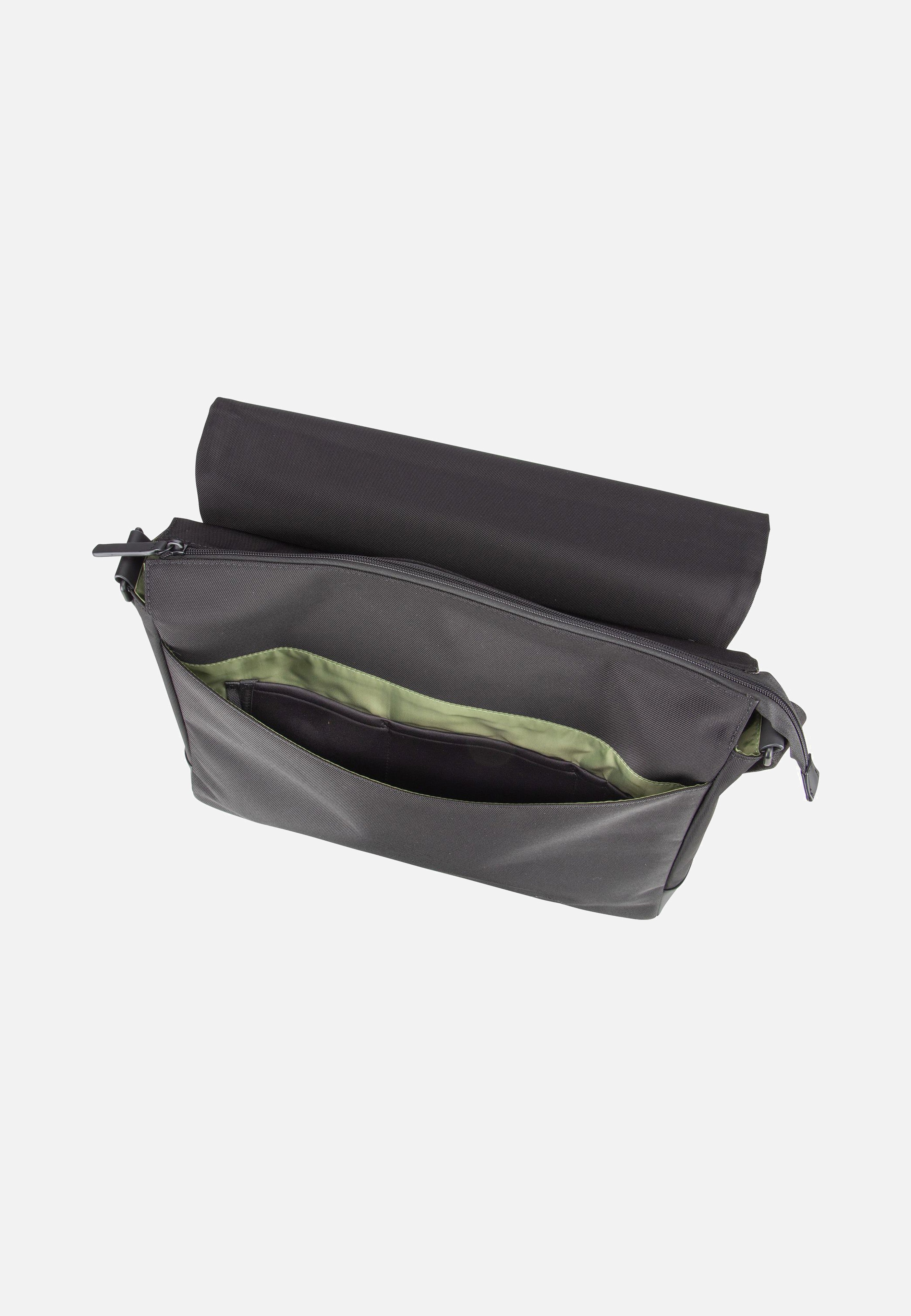 Jost Tallinn Flap L Black Messenger Bag
