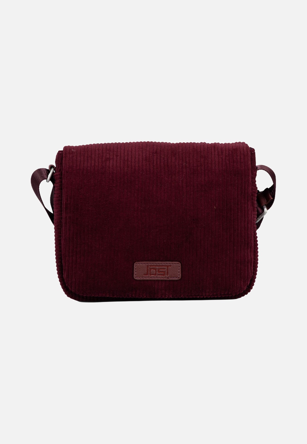 Jost Cord 3163 Burgundy Crossbody Bag