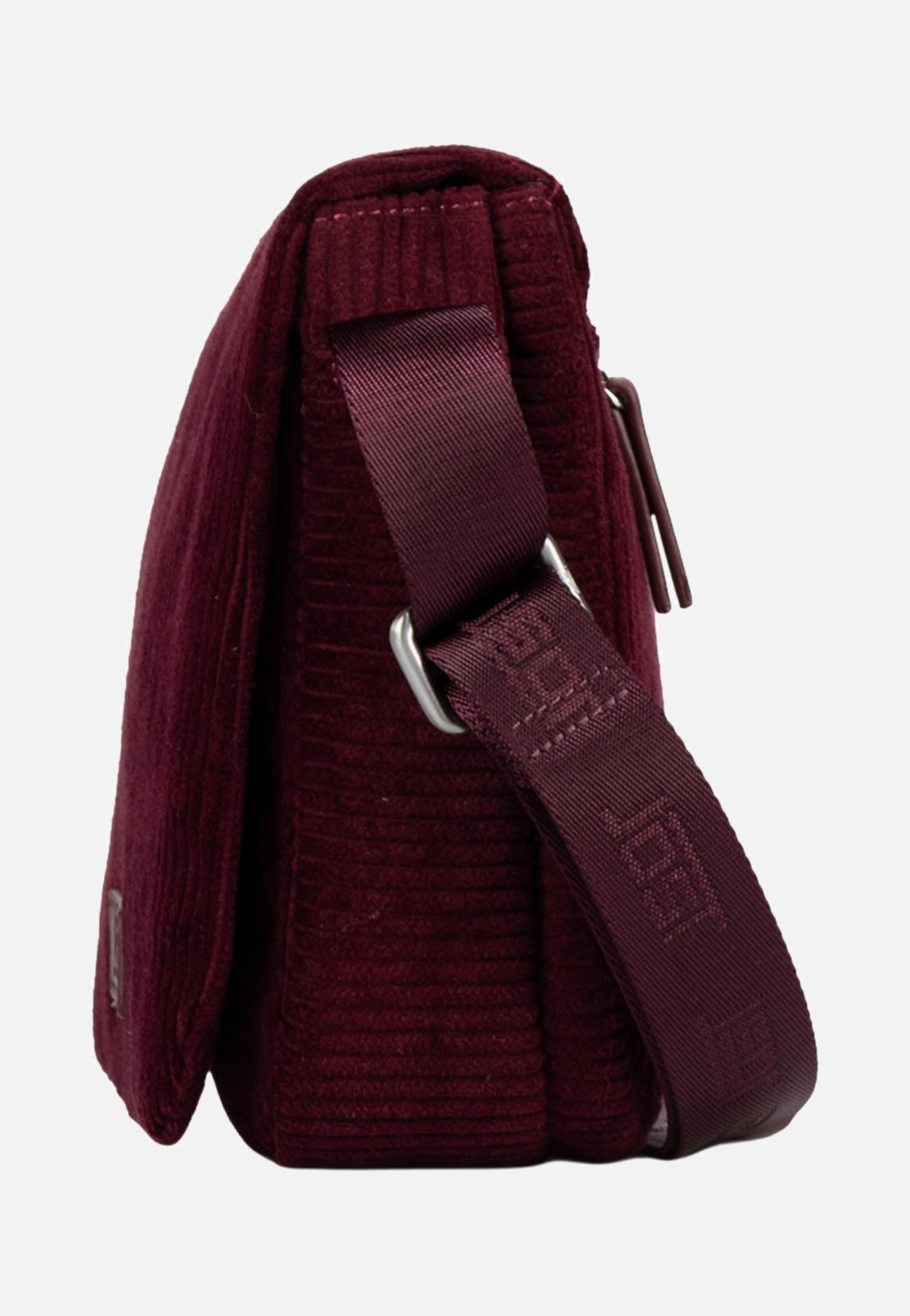 Jost Cord 3163 Burgundy Crossbody Bag