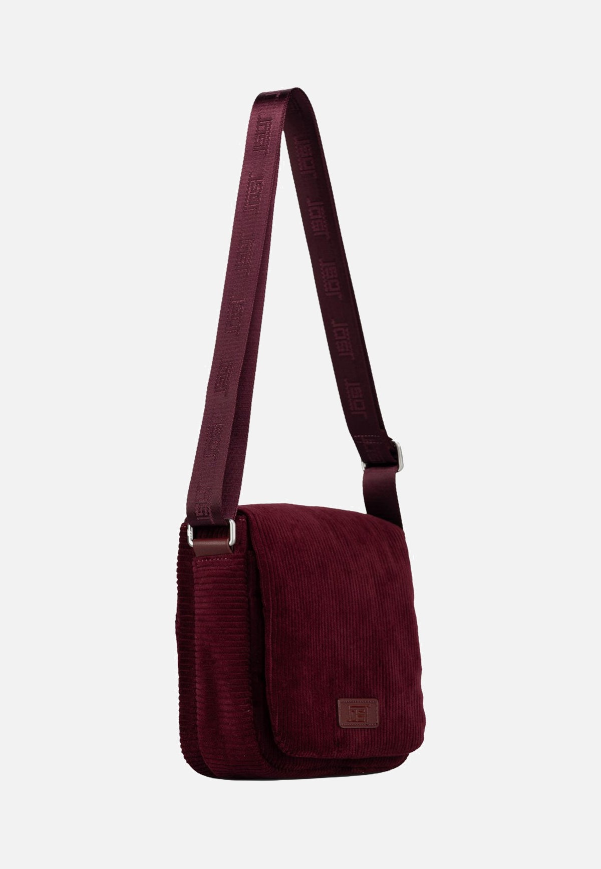 Jost Cord 3163 Burgundy Crossbody Bag