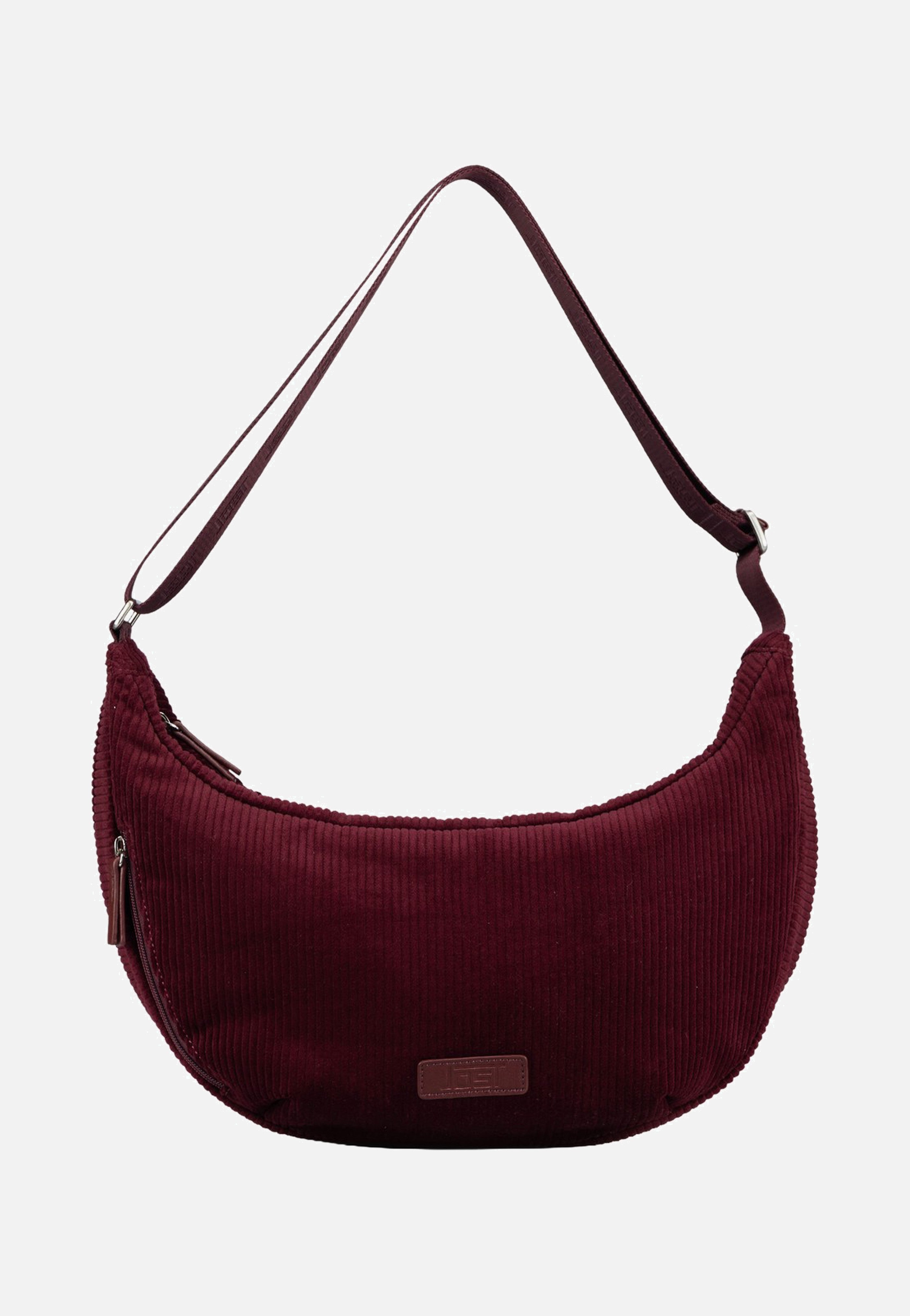 Jost Cord 3165 Burgundy Hobo Bag