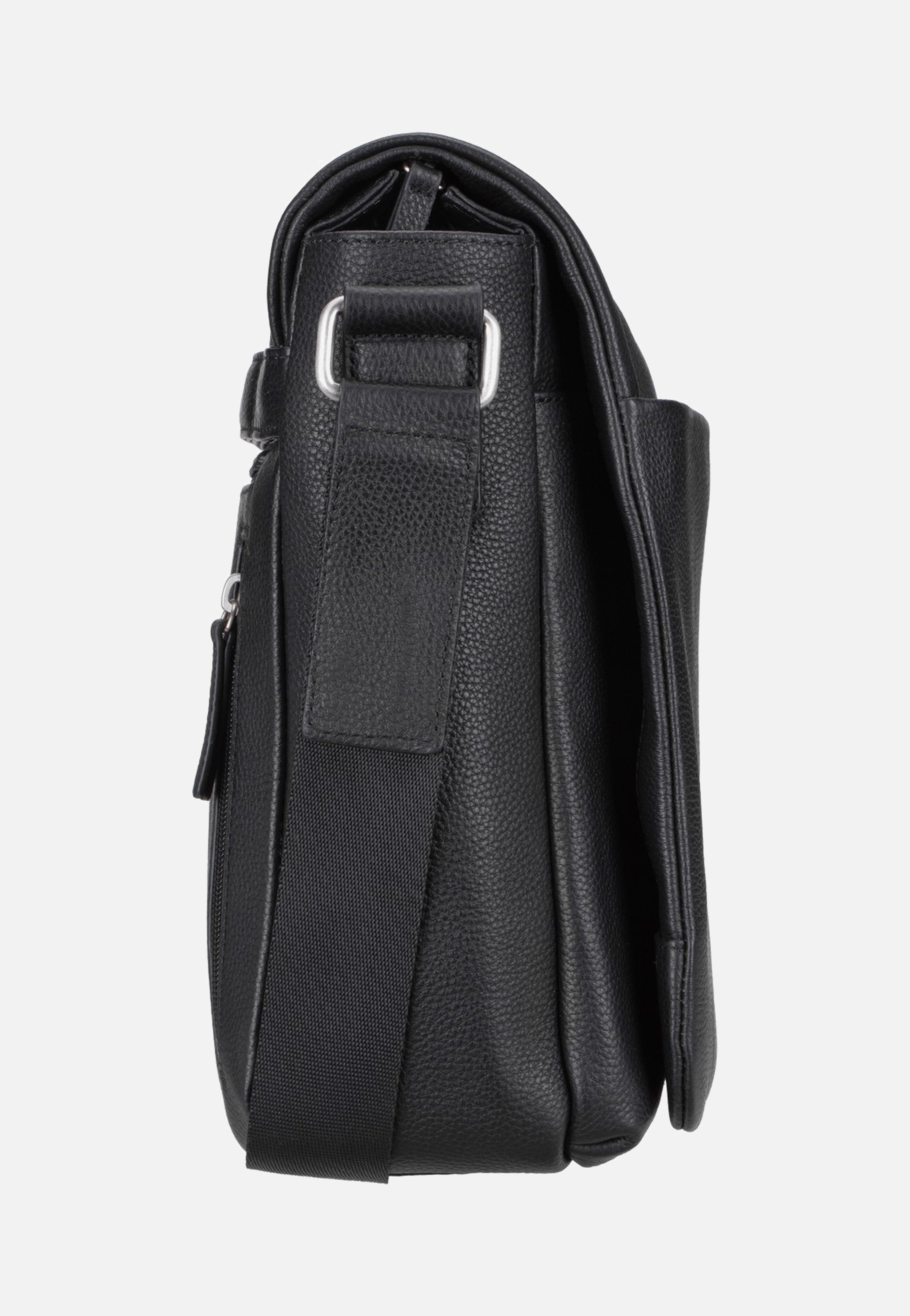 Jost Frankfurt Shoulder Bag M Black Messenger Bag