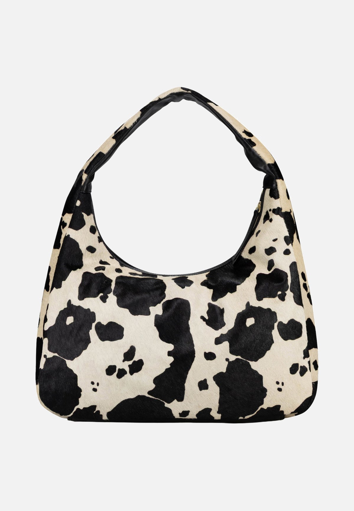 Jost Furry Cow Hobo Bag L 3123 Black Hobo Bag