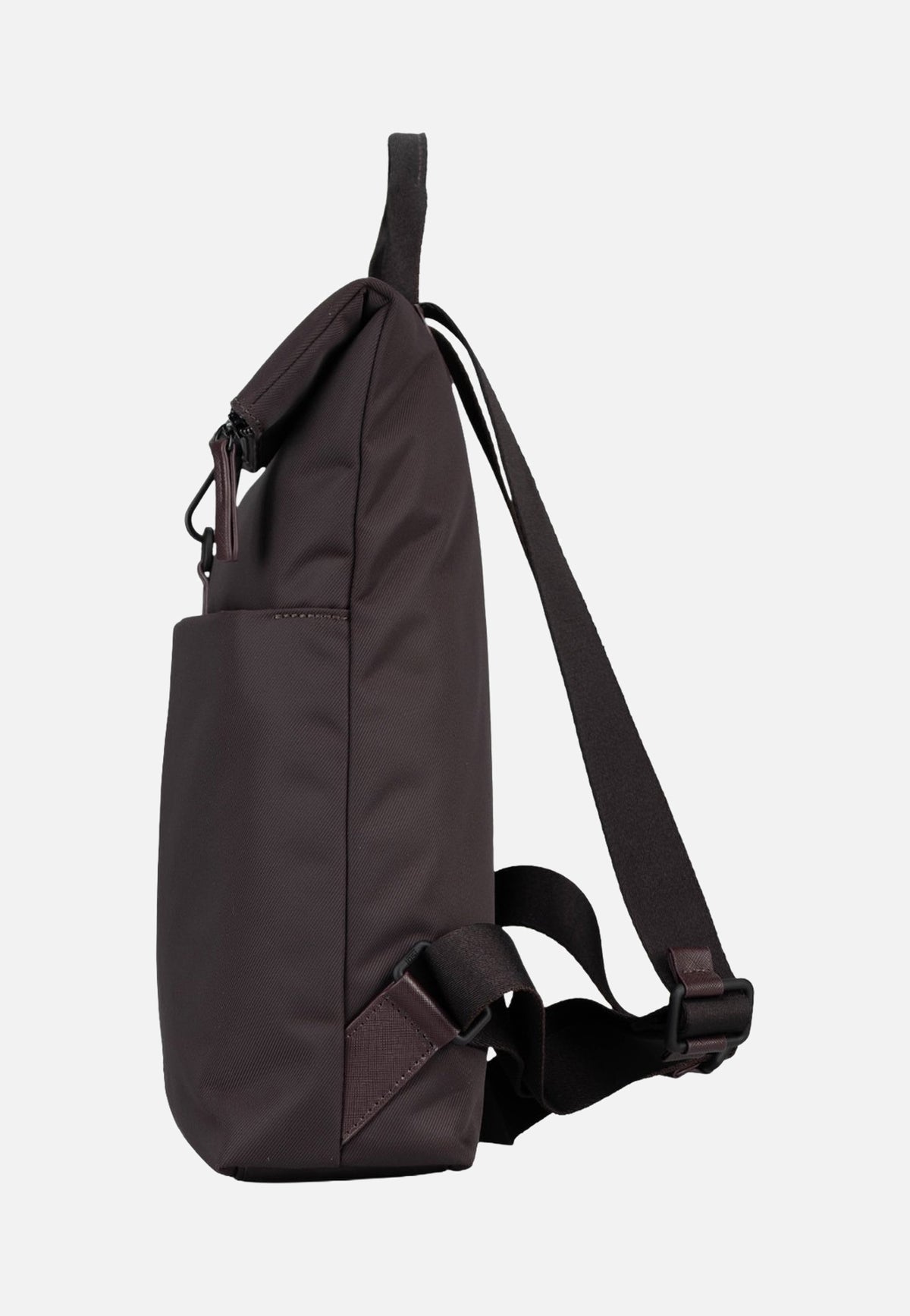 Jost Samsoe 3176 Courier Dark Brown Rolltop Rucksack