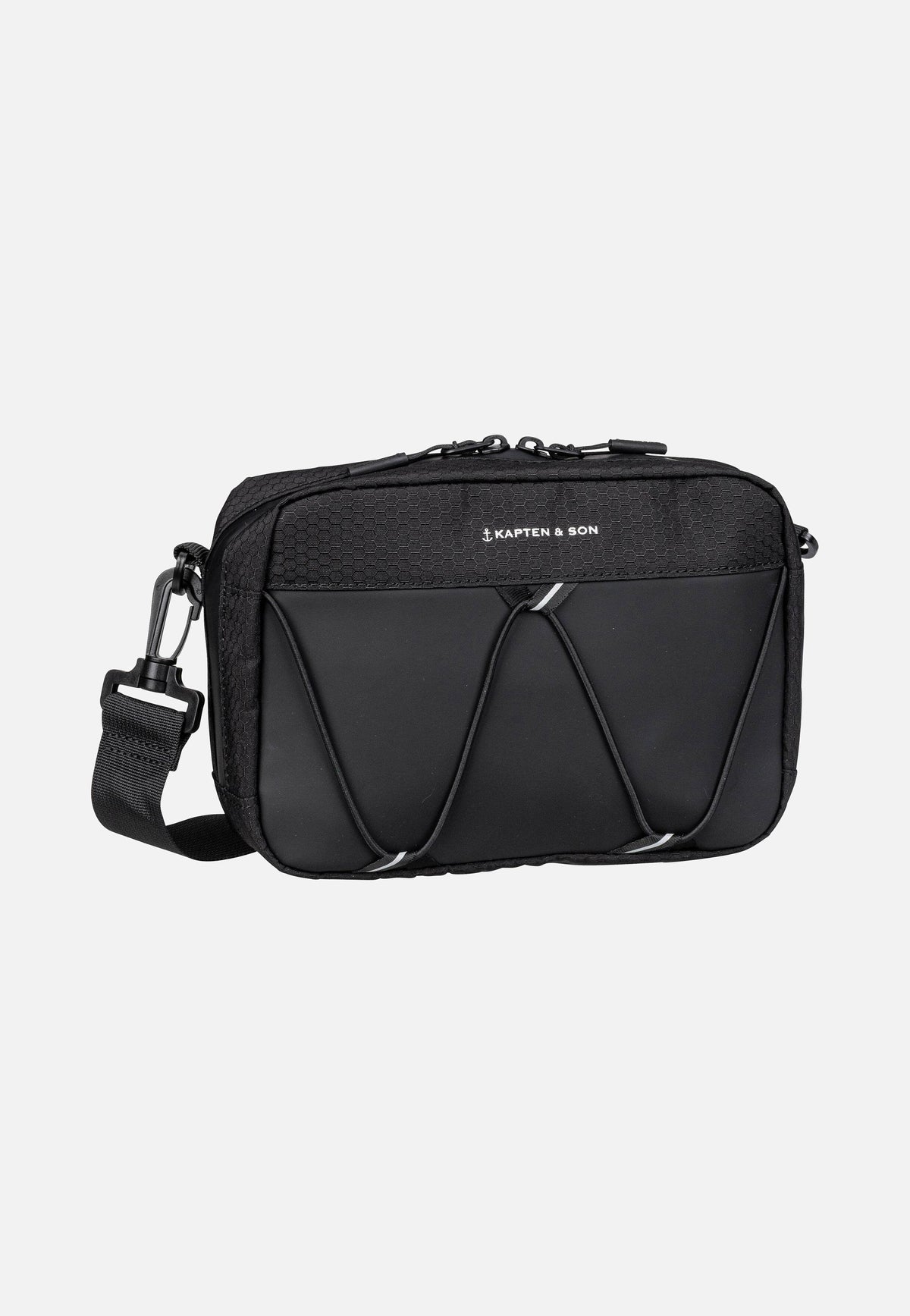 Kapten & Son Banff Chestbag All Black Crossbody Bag