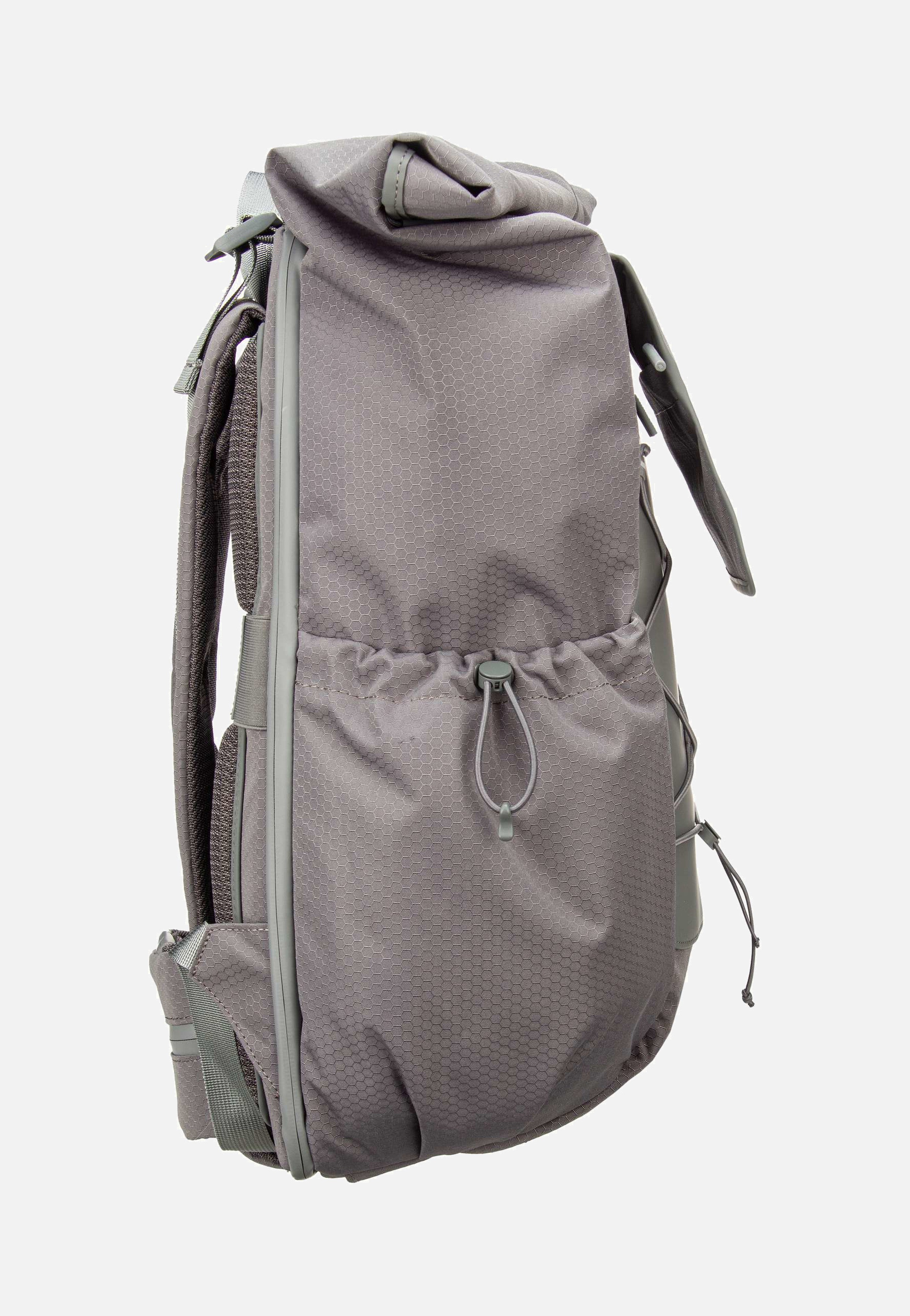Kapten & Son Banff Stone Grey Rolltop Rucksack