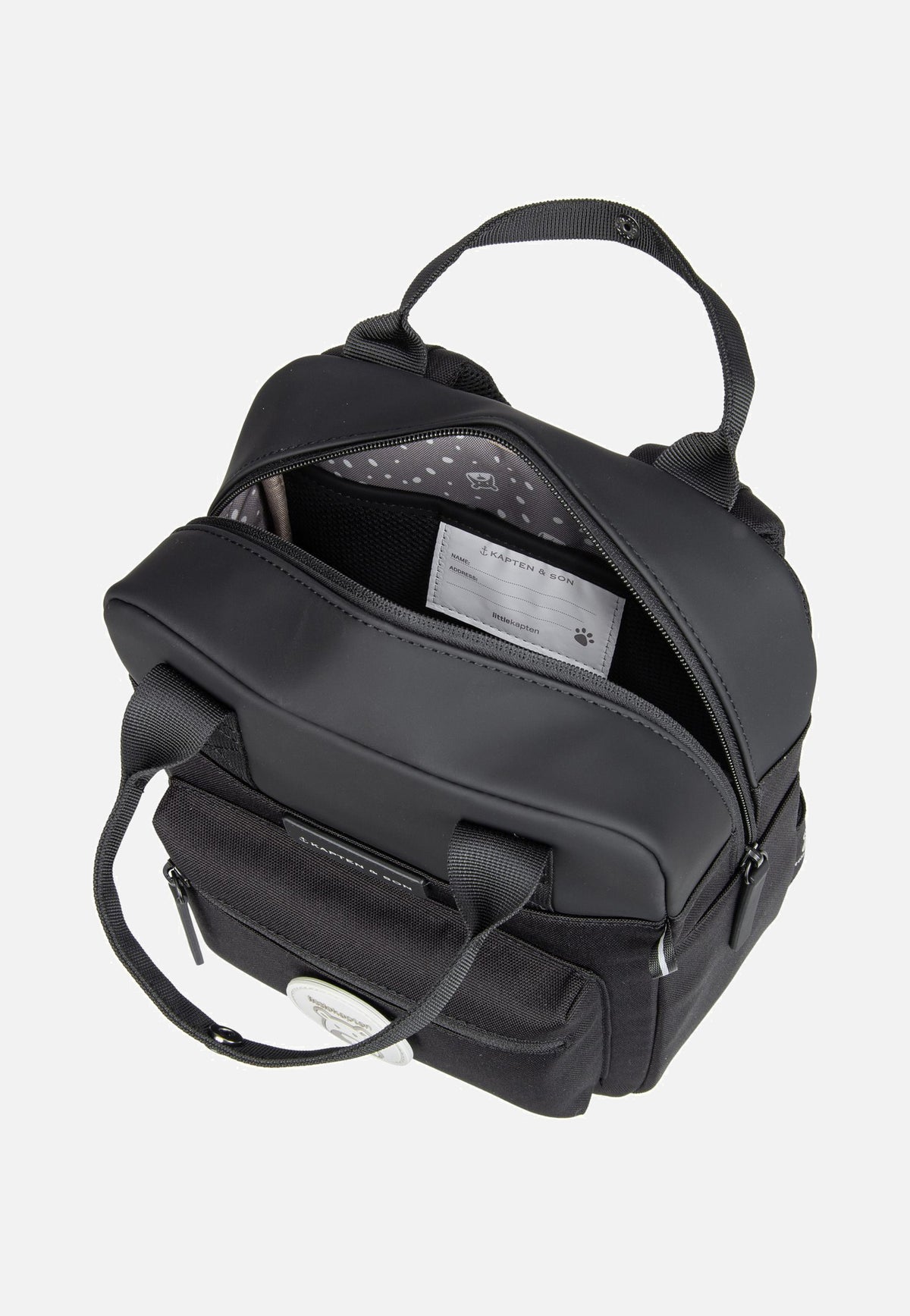 Kapten & Son Bergen Kids All Black Rucksack
